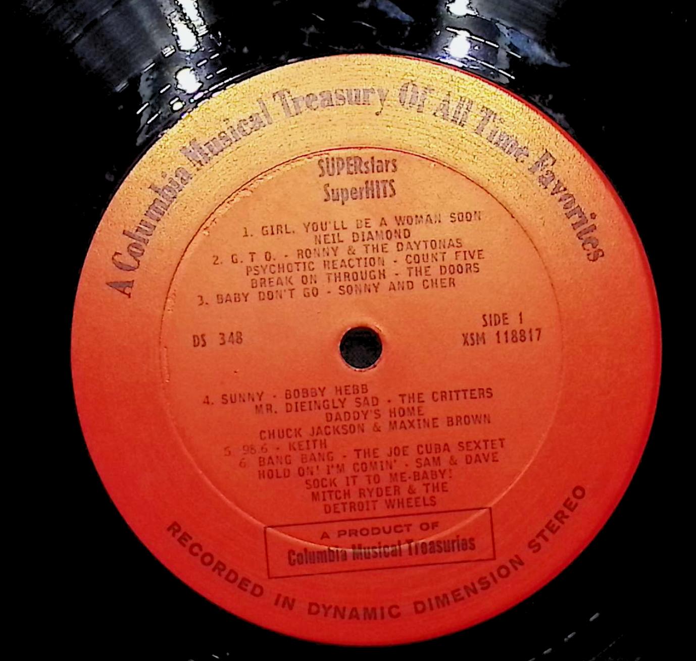 Various Super Stars - Super Hits 12" LP 1967 DS 348 Rock — image 4
