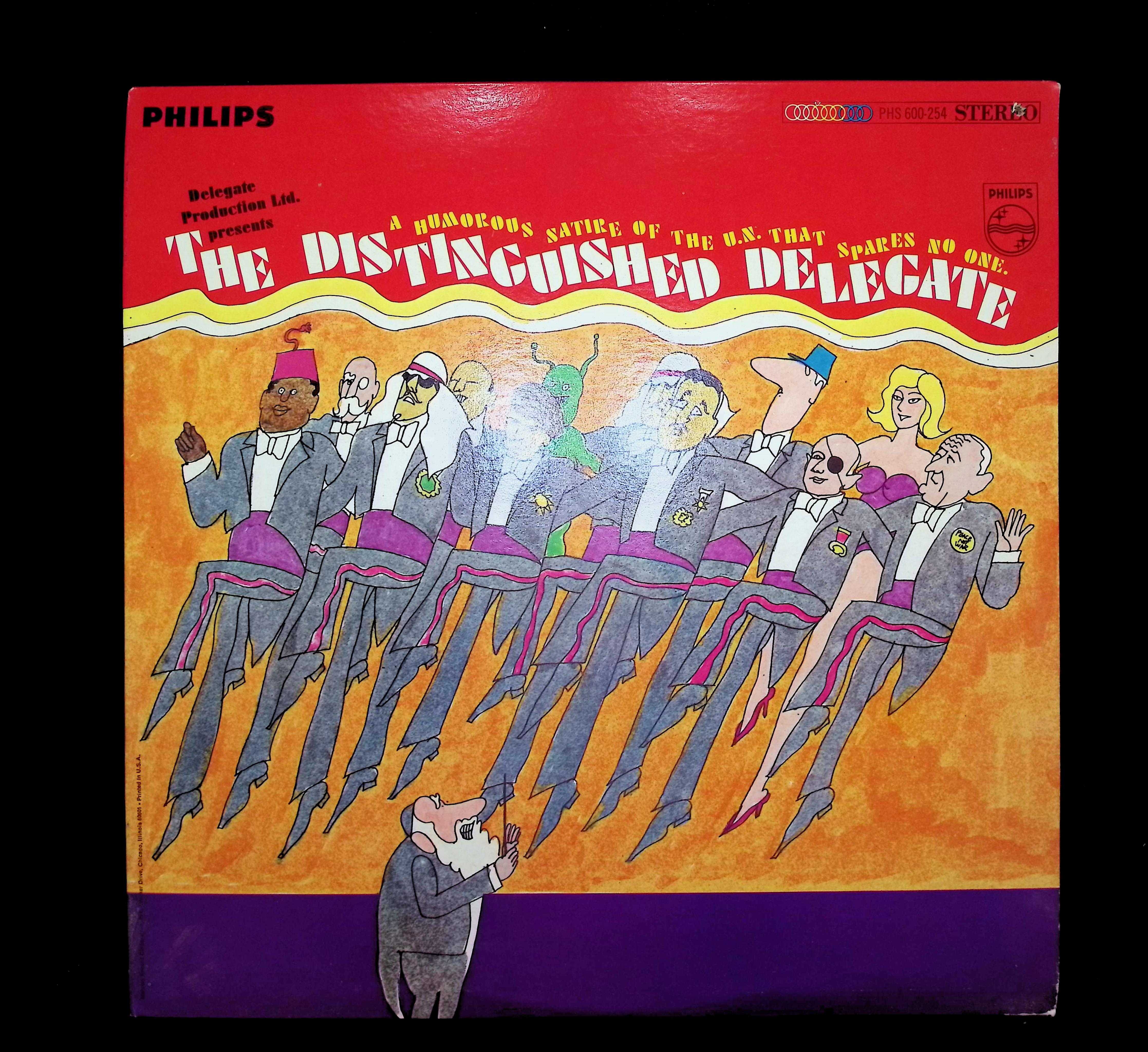 Various The Distinguished Delegate 12" LP 1967 PHS 600-254 Non-Music