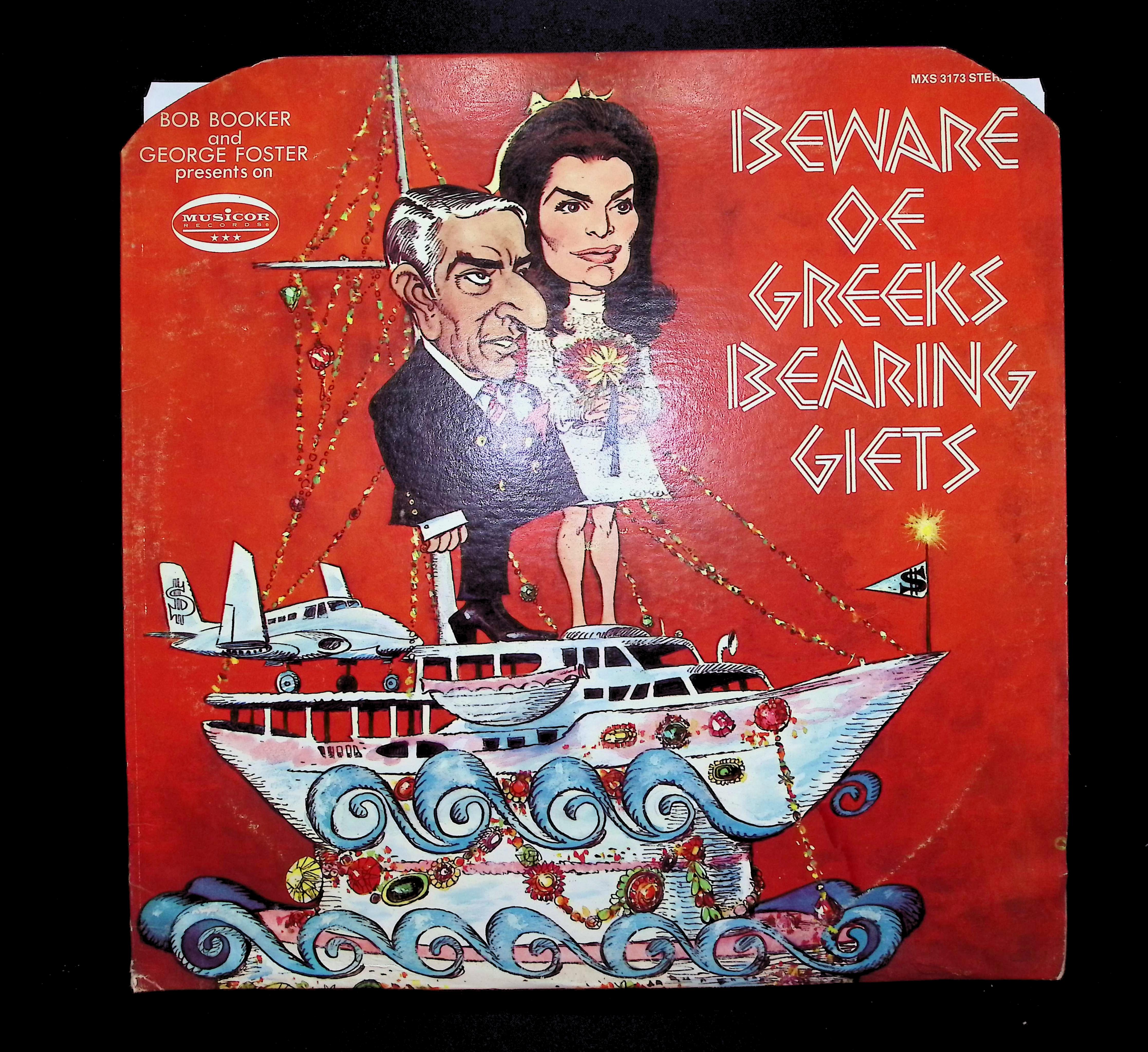 Bob Booker And George Foster Beware Of Greeks Bearing Gifts 12" LP 1968 MXS 3173 Non-Music
