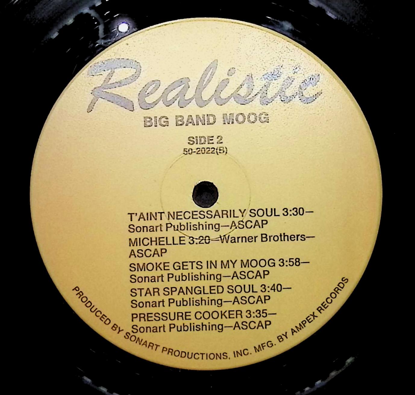 Keith Droste Big Band Moog 12" LP 1971 50-2022 Electronic — image 2