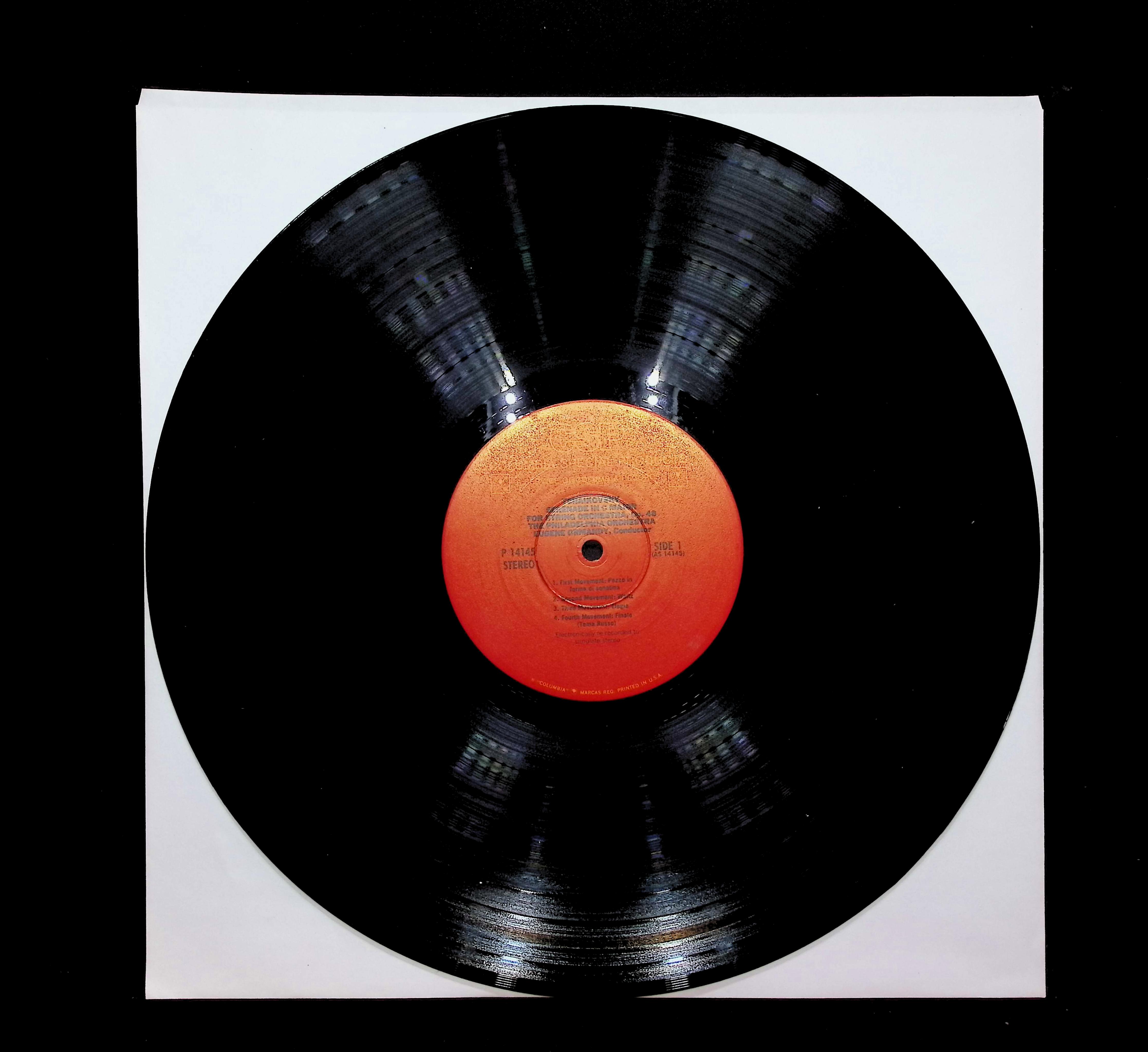 Pyotr Ilyich Tchaikovsky Serenade In C Major / Theme And Variations 12" LP 1977 P 14145 Classical — image 3
