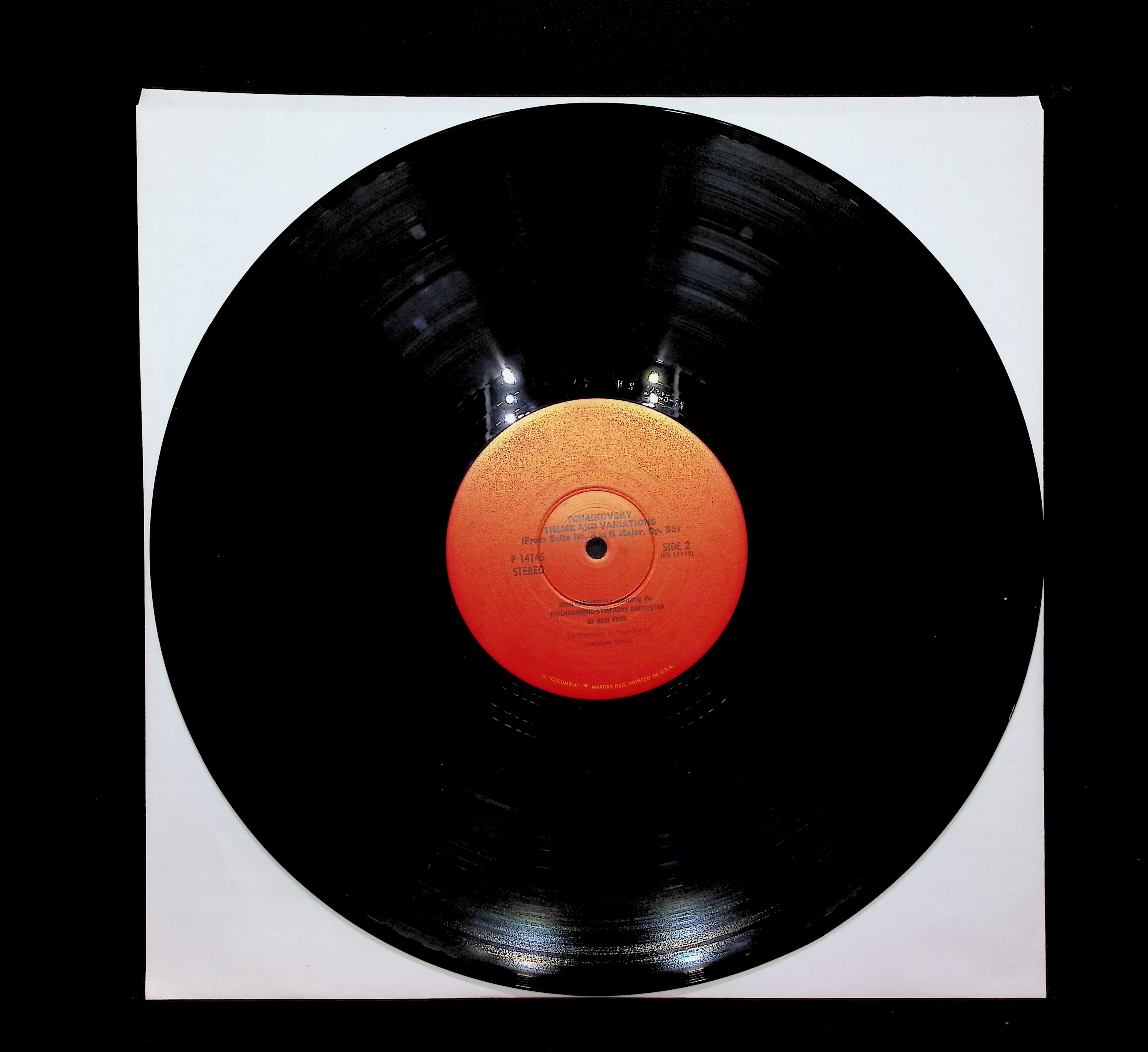 Pyotr Ilyich Tchaikovsky Serenade In C Major / Theme And Variations 12" LP 1977 P 14145 Classical — image 5