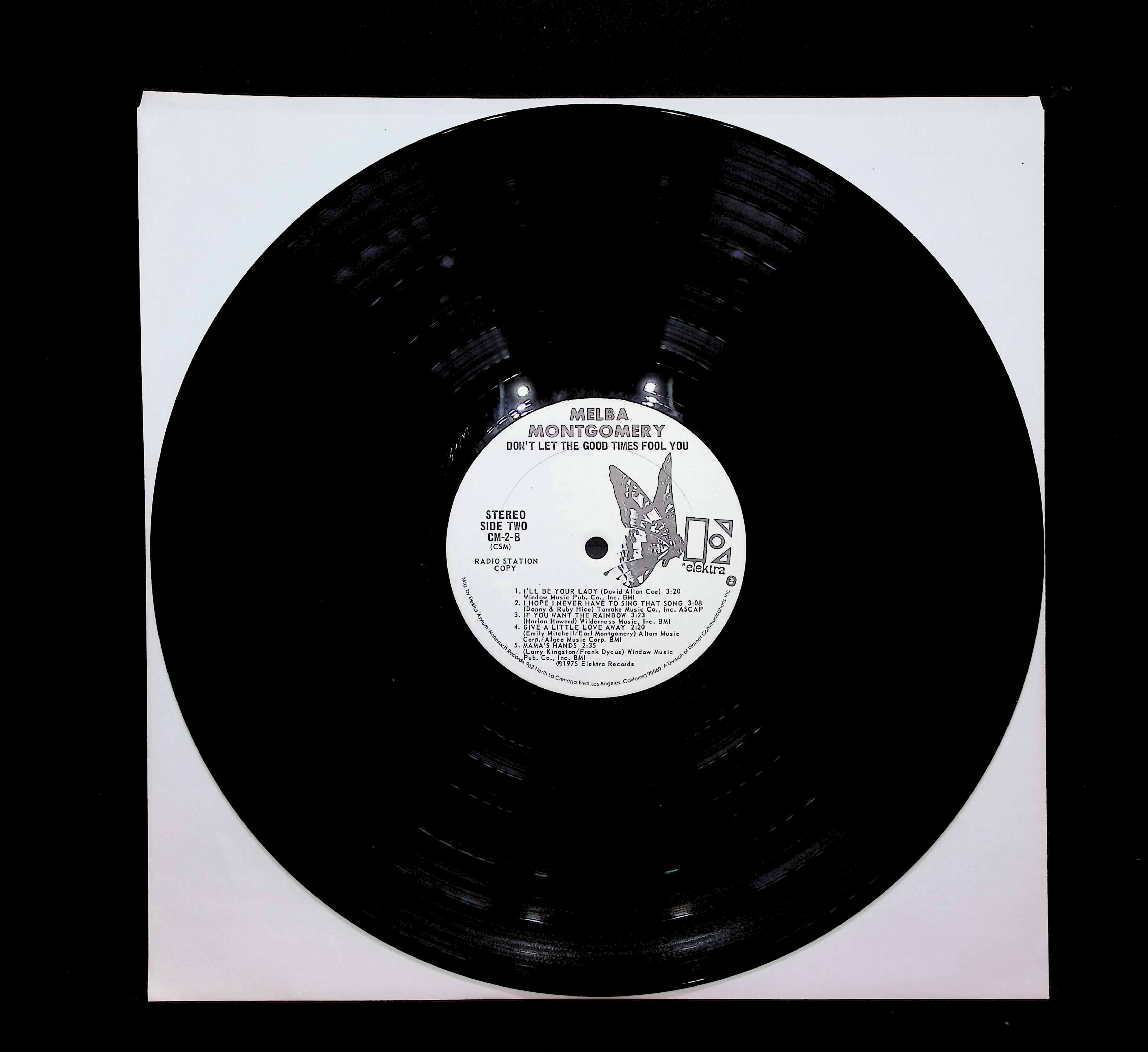 Melba Montgomery Don't Let The Good Times Fool You 12" LP 1975 CM 2 Folk, World, & Country — image 3
