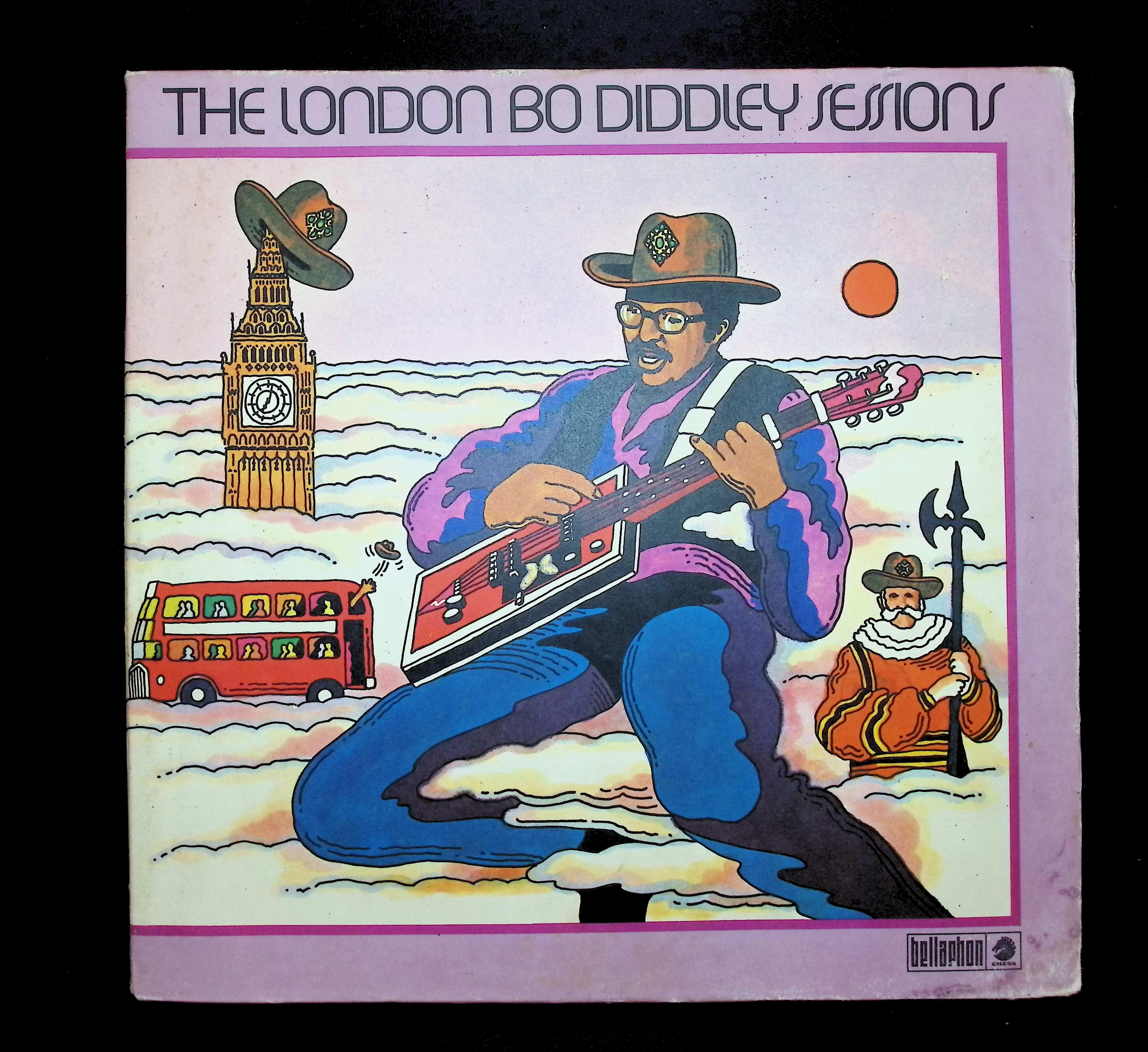 Bo Diddley The London Bo Diddley Sessions 12" LP 1973 BLPS 19158 Rock