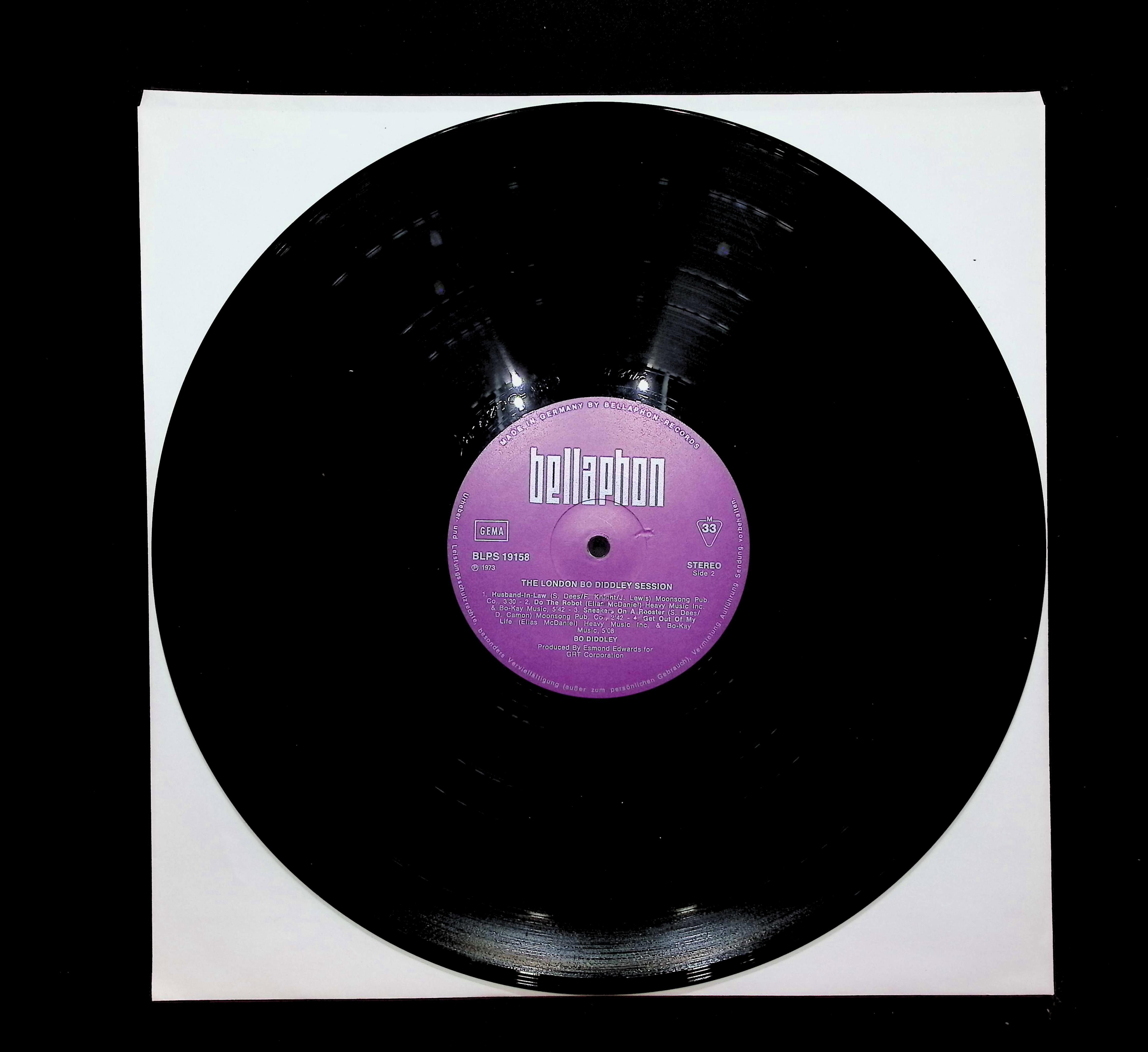 Bo Diddley The London Bo Diddley Sessions 12" LP 1973 BLPS 19158 Rock — image 5