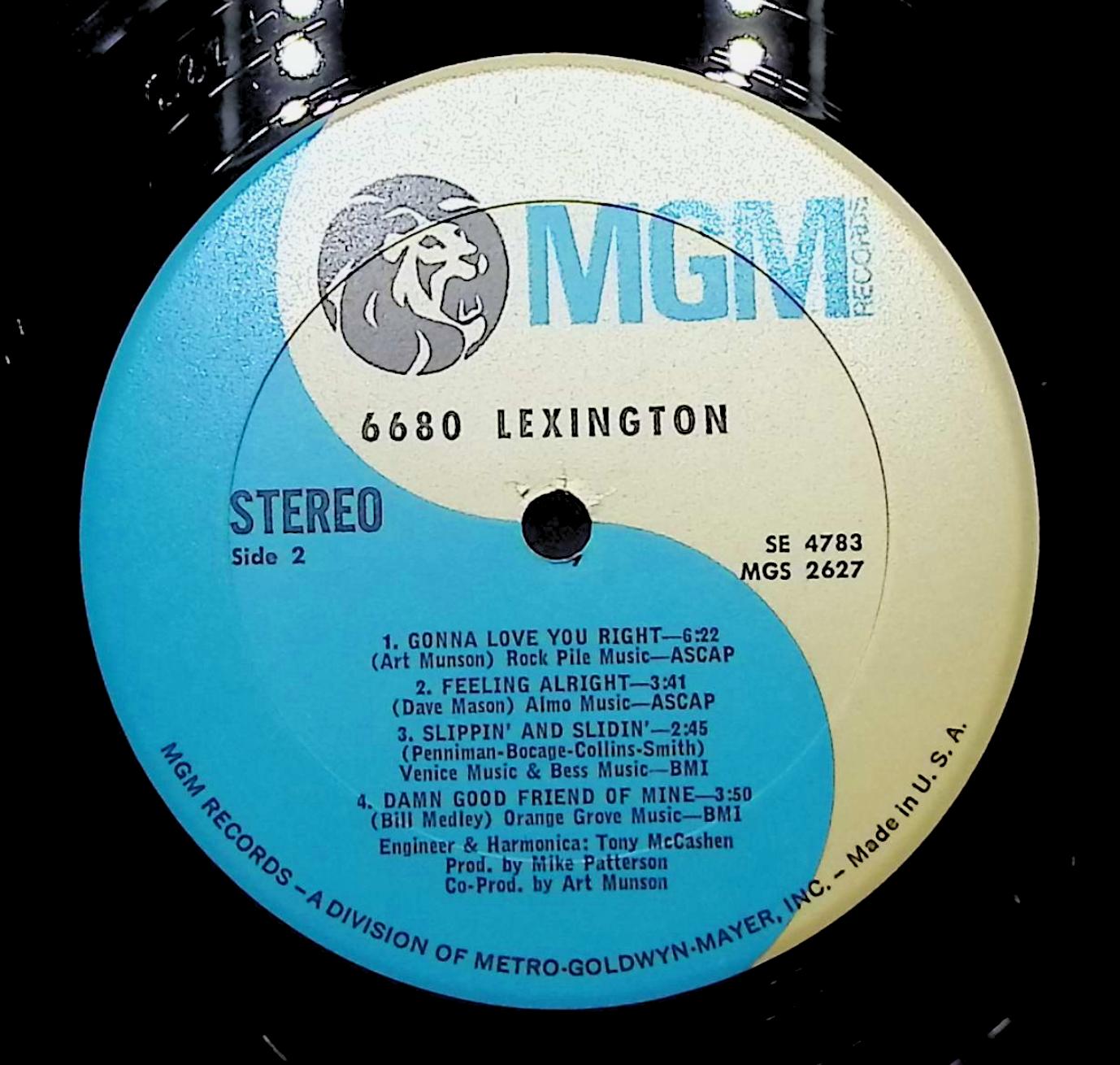 6680 Lexington 6680 Lexington 12" LP 1971 SE 4783 Rock — image 4