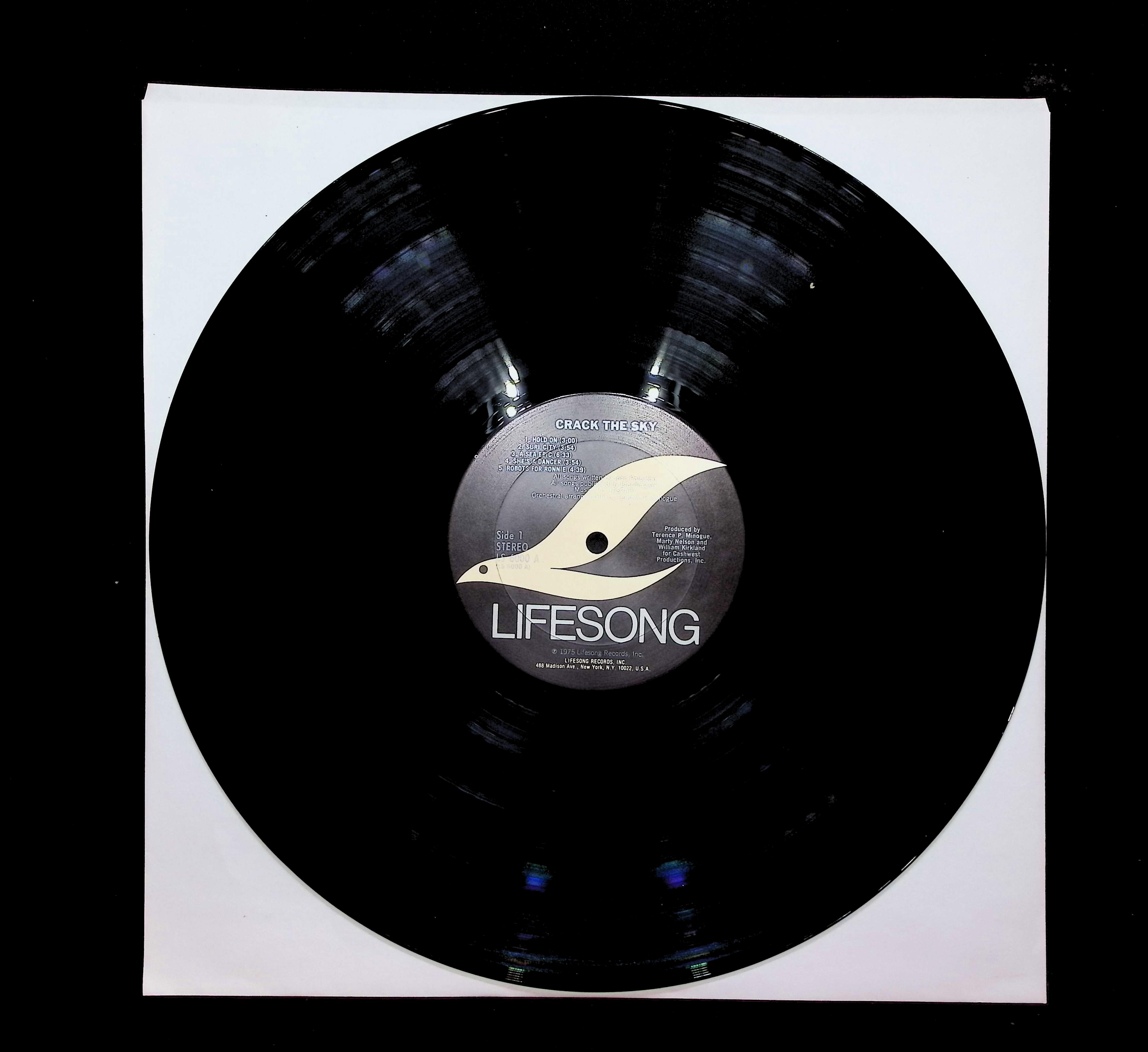 Crack The Sky Crack The Sky 12" LP 1975 LS 6000 Rock — image 5