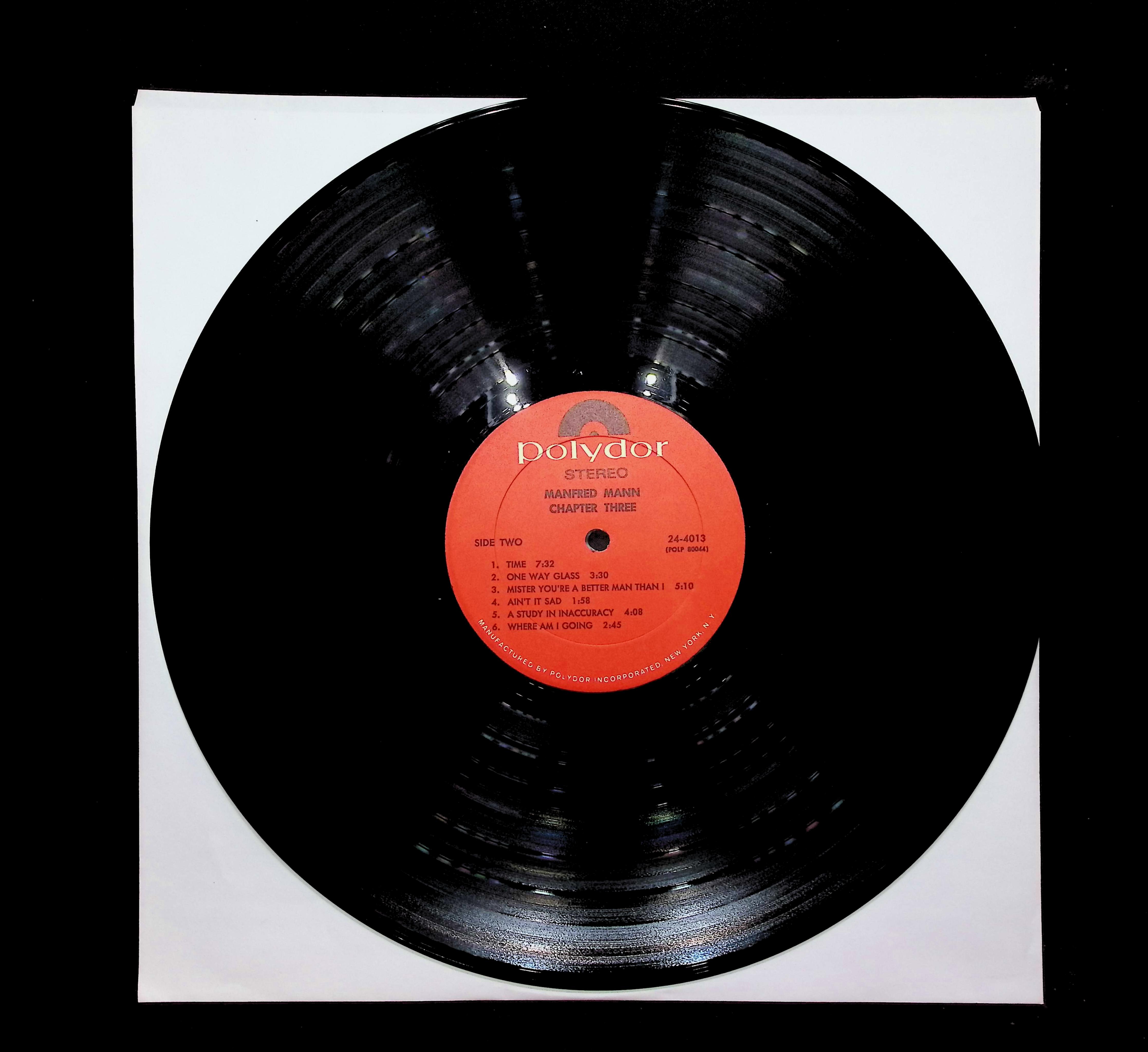 Manfred Mann Chapter Three Manfred Mann Chapter Three 12" LP 1969 24-4013 Rock — image 5