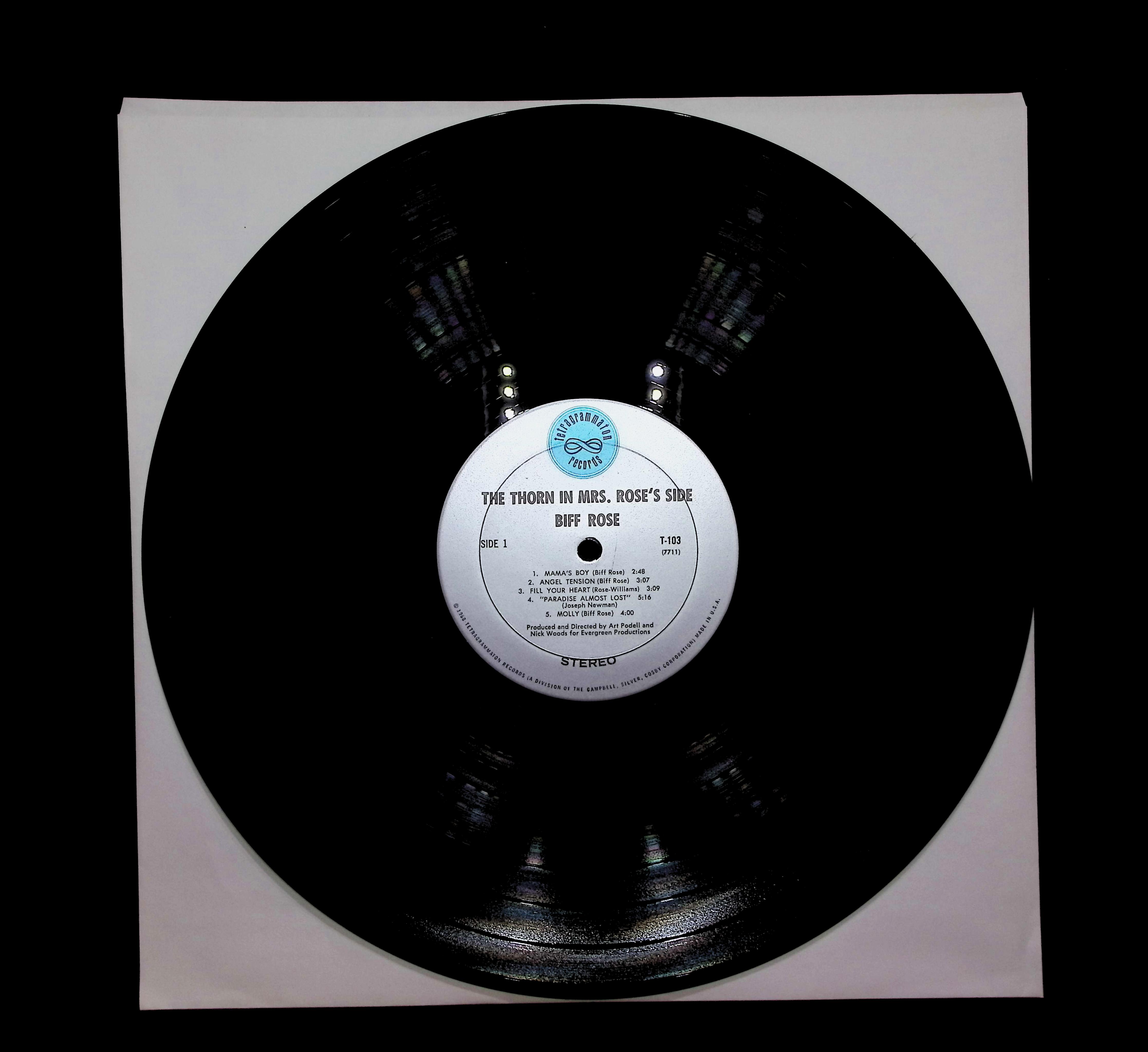 Biff Rose The Thorn In Mrs. Rose's Side 12" LP 1968 T-103 Rock — image 5
