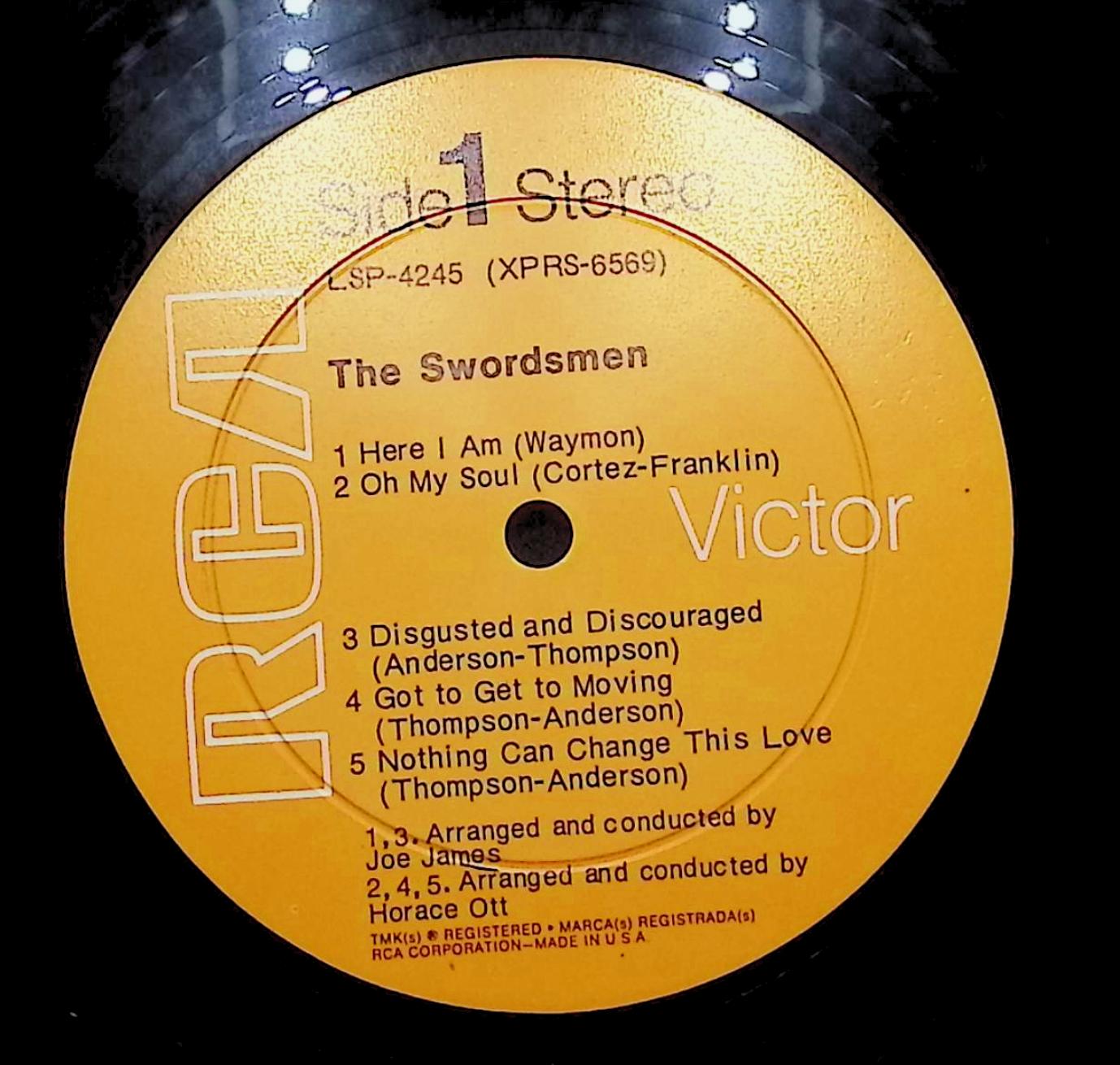 The Swordsmen The Swordsmen 12" LP 1969 LSP-4245 Funk / Soul — image 2