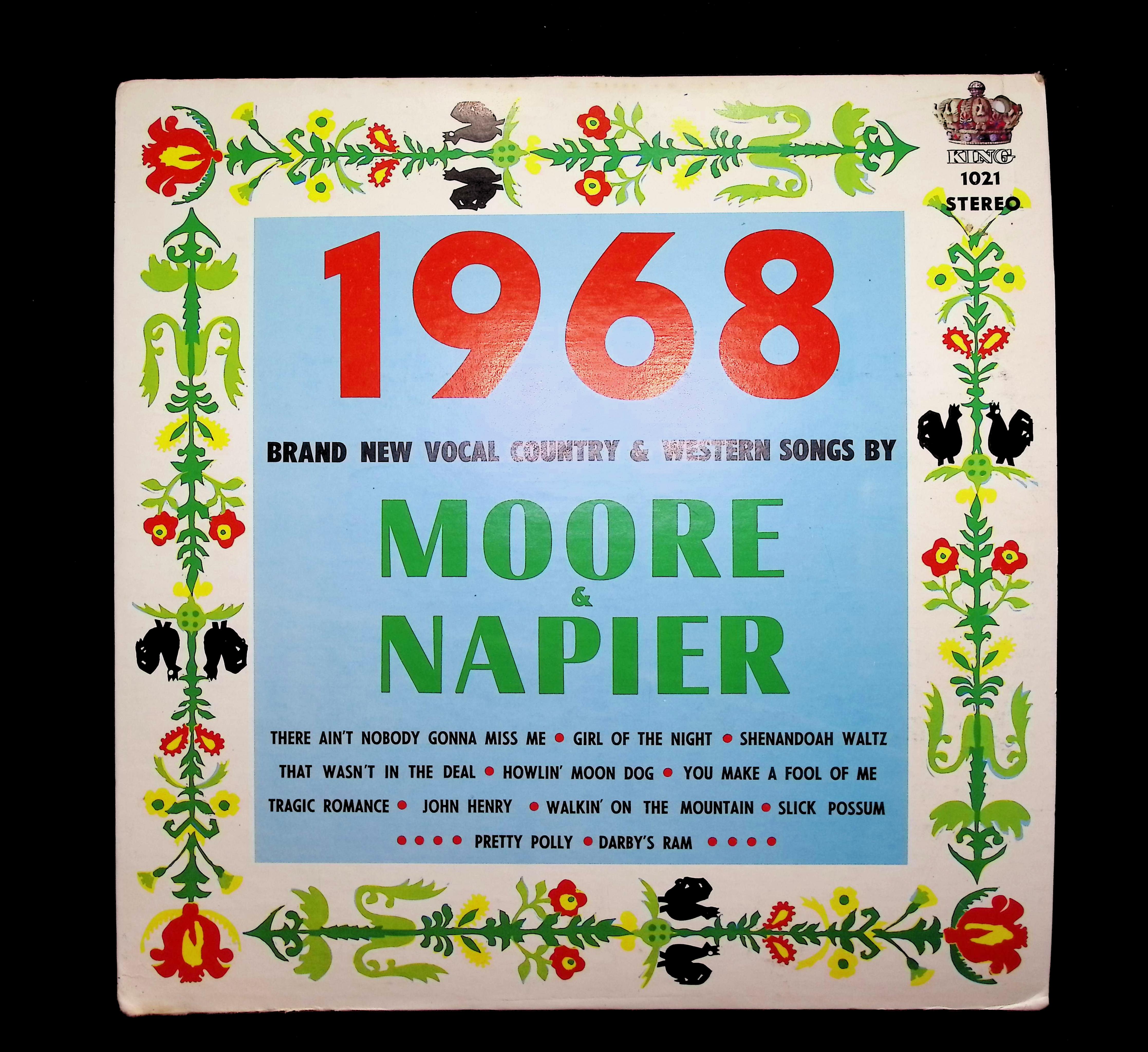 Moore & Napier 1968 Brand New Vocal Country And Western Songs 12" LP 1967 1021 Folk, World, & Country