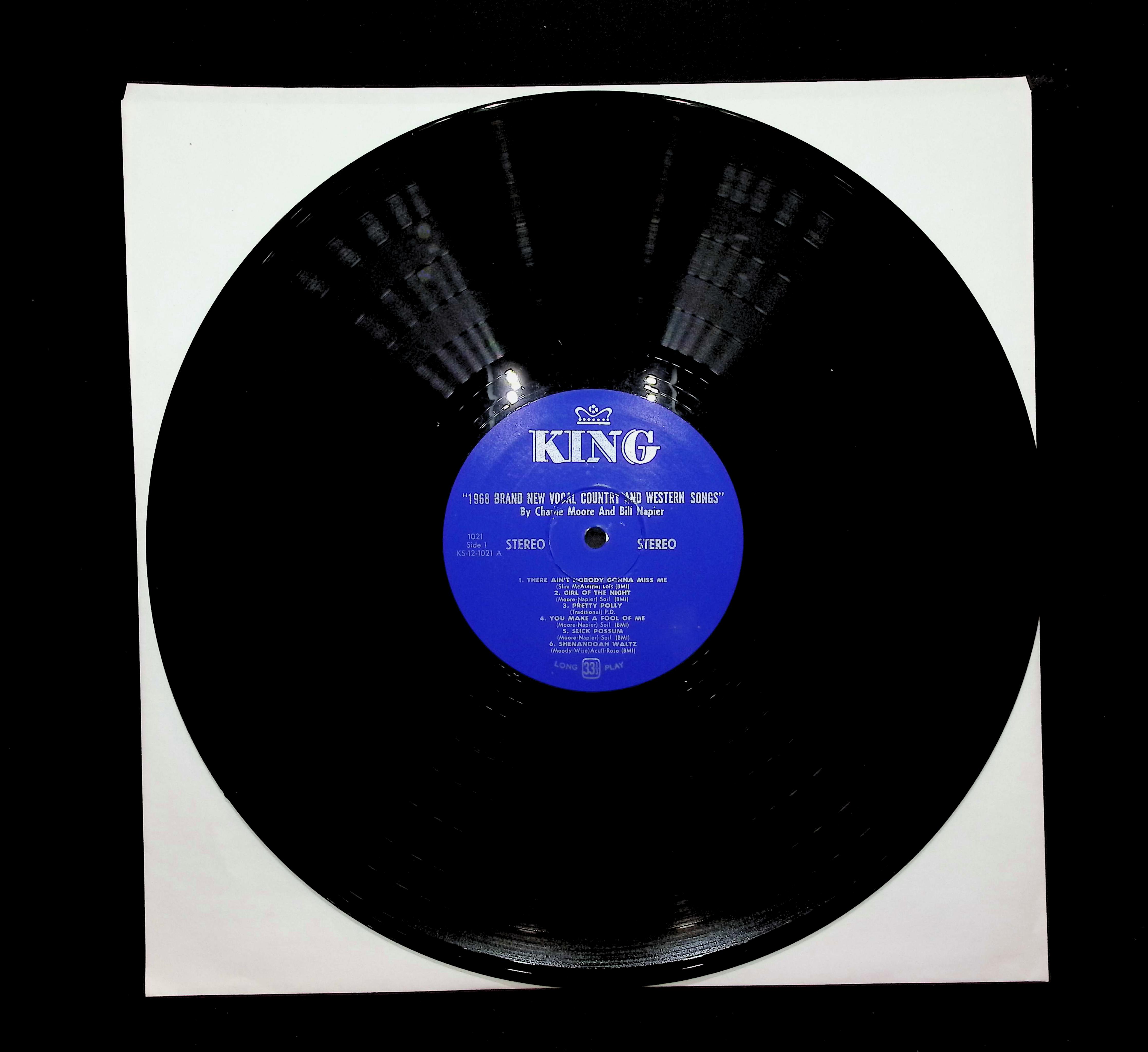 Moore & Napier 1968 Brand New Vocal Country And Western Songs 12" LP 1967 1021 Folk, World, & Country — image 3