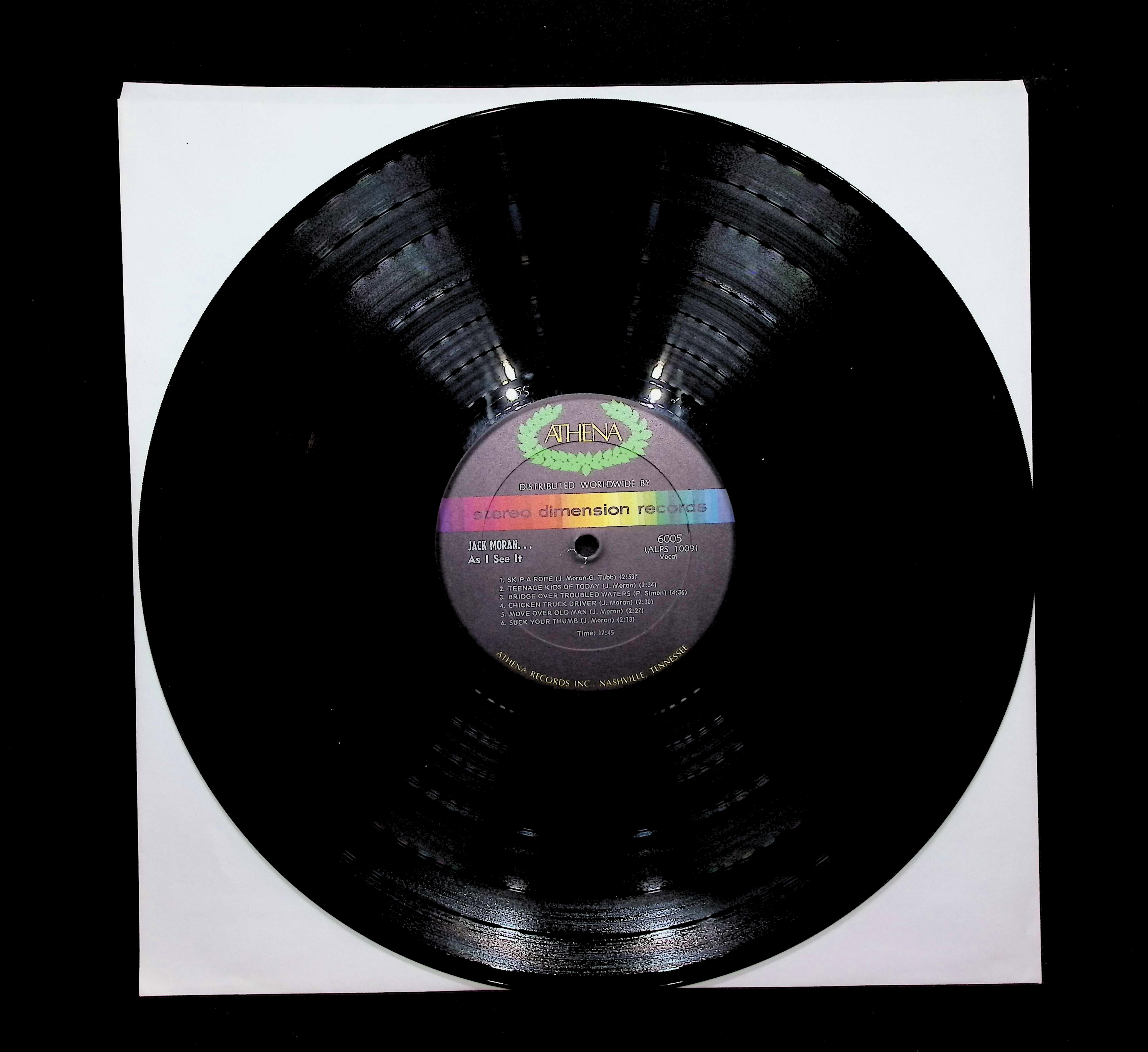 Jack Moran As I See It 12" LP 1970 6005 Folk, World, & Country — image 5
