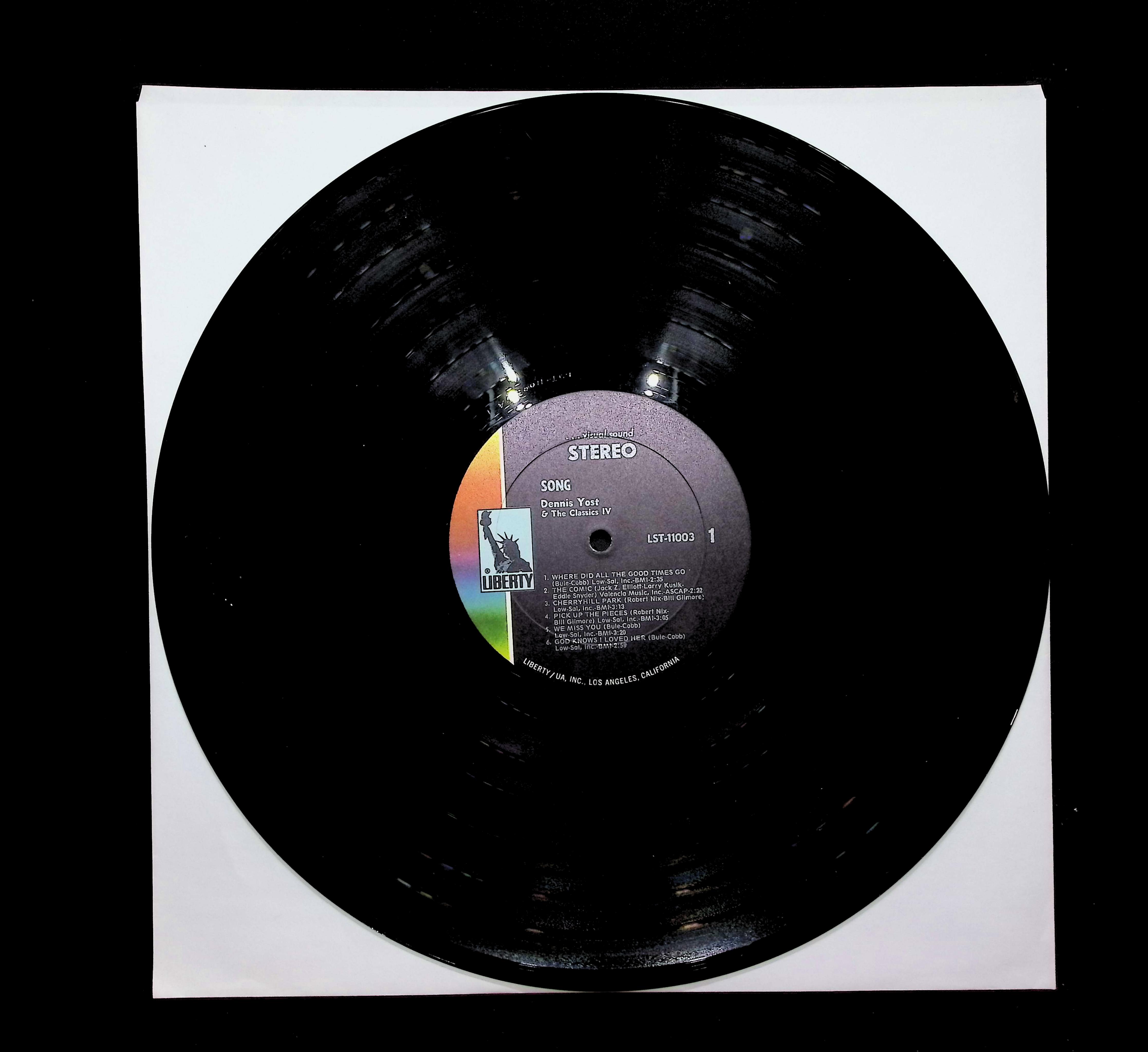 Dennis Yost & The Classics IV Song 12" LP 1970 LST-11003 Rock — image 3