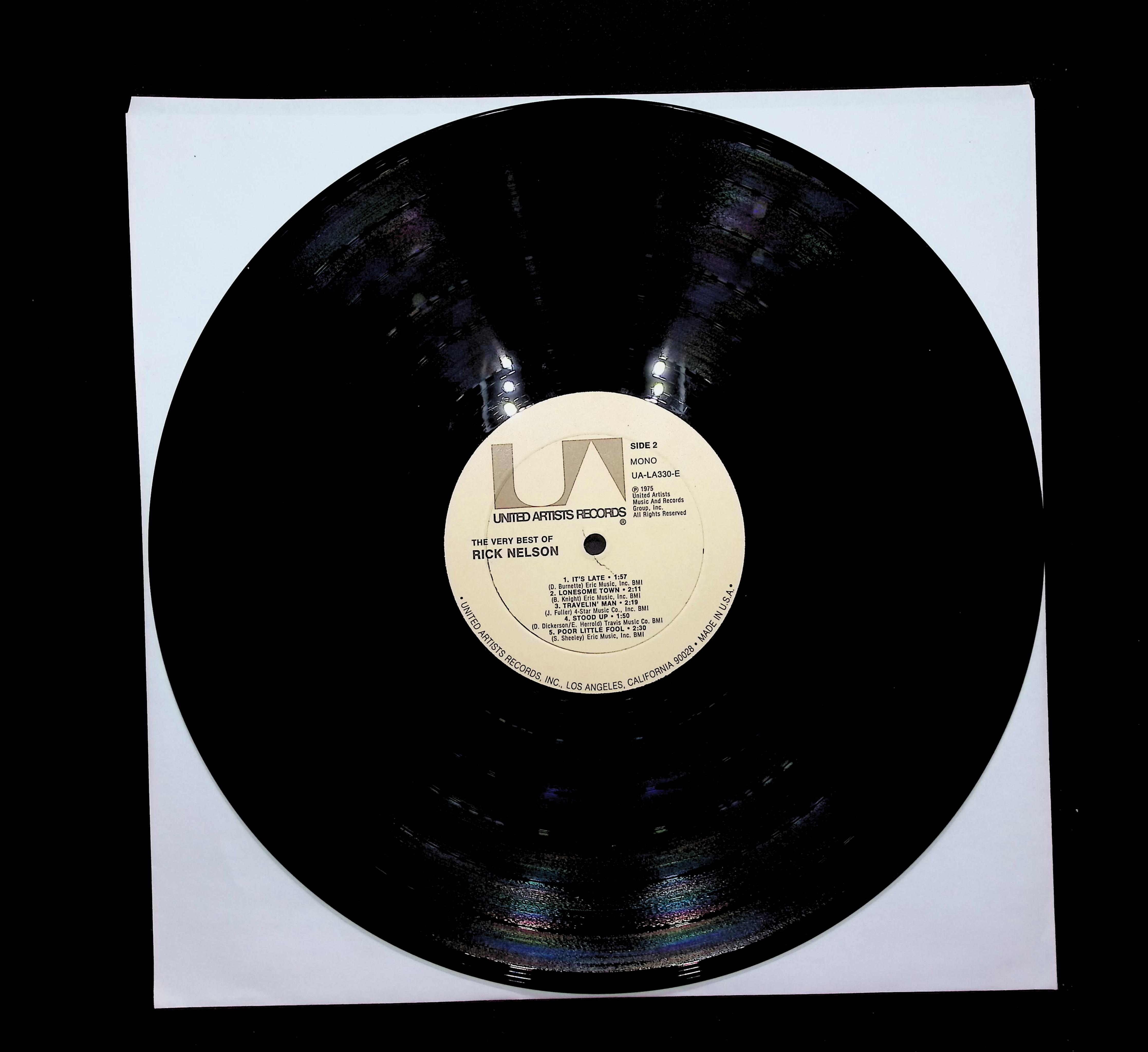 Ricky Nelson The Very Best Of Rick Nelson 12" LP 1975 UA-LA330-E Rock — image 5