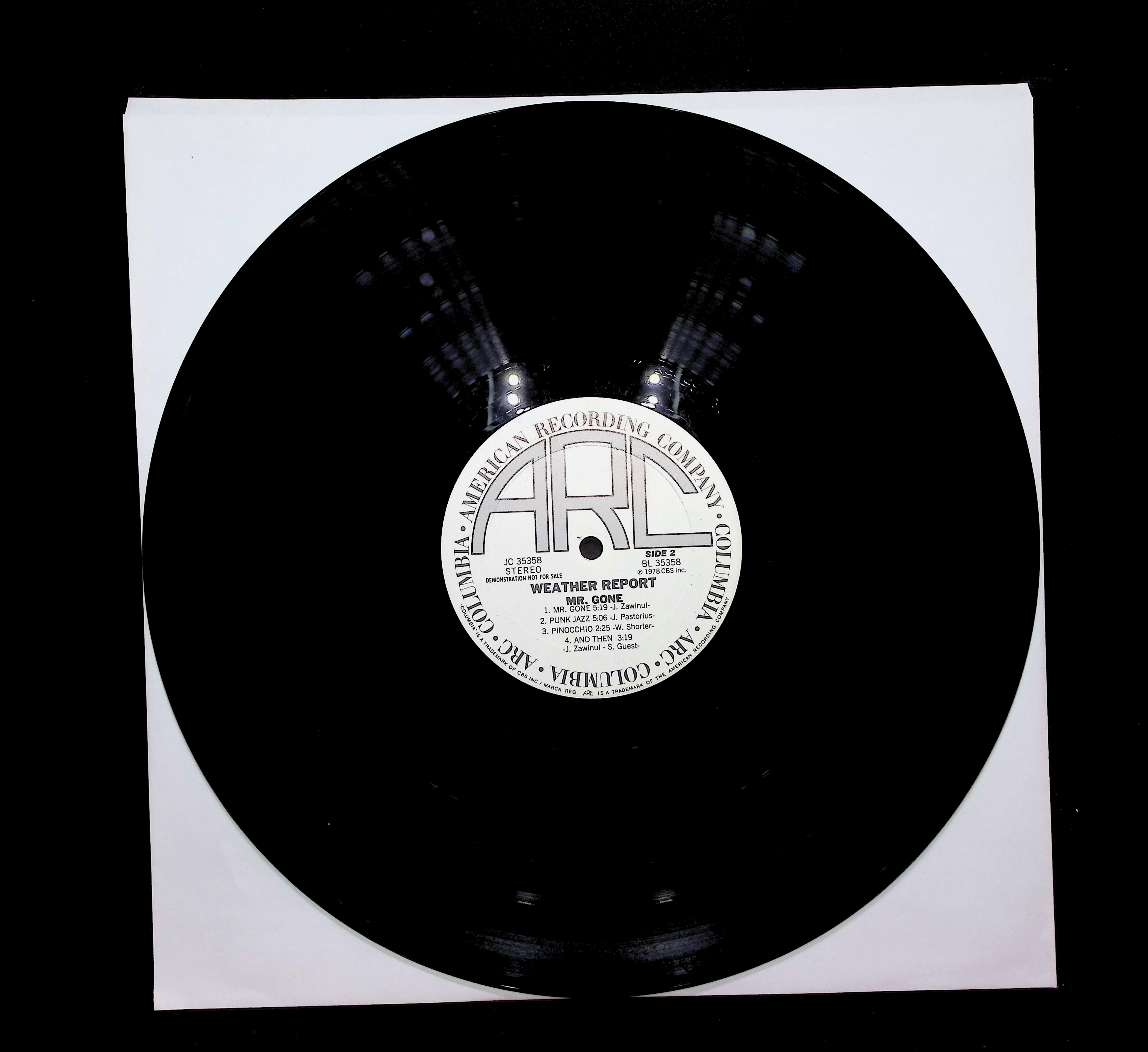 Weather Report Mr. Gone 12" LP 1978 JC 35358 Jazz — image 3