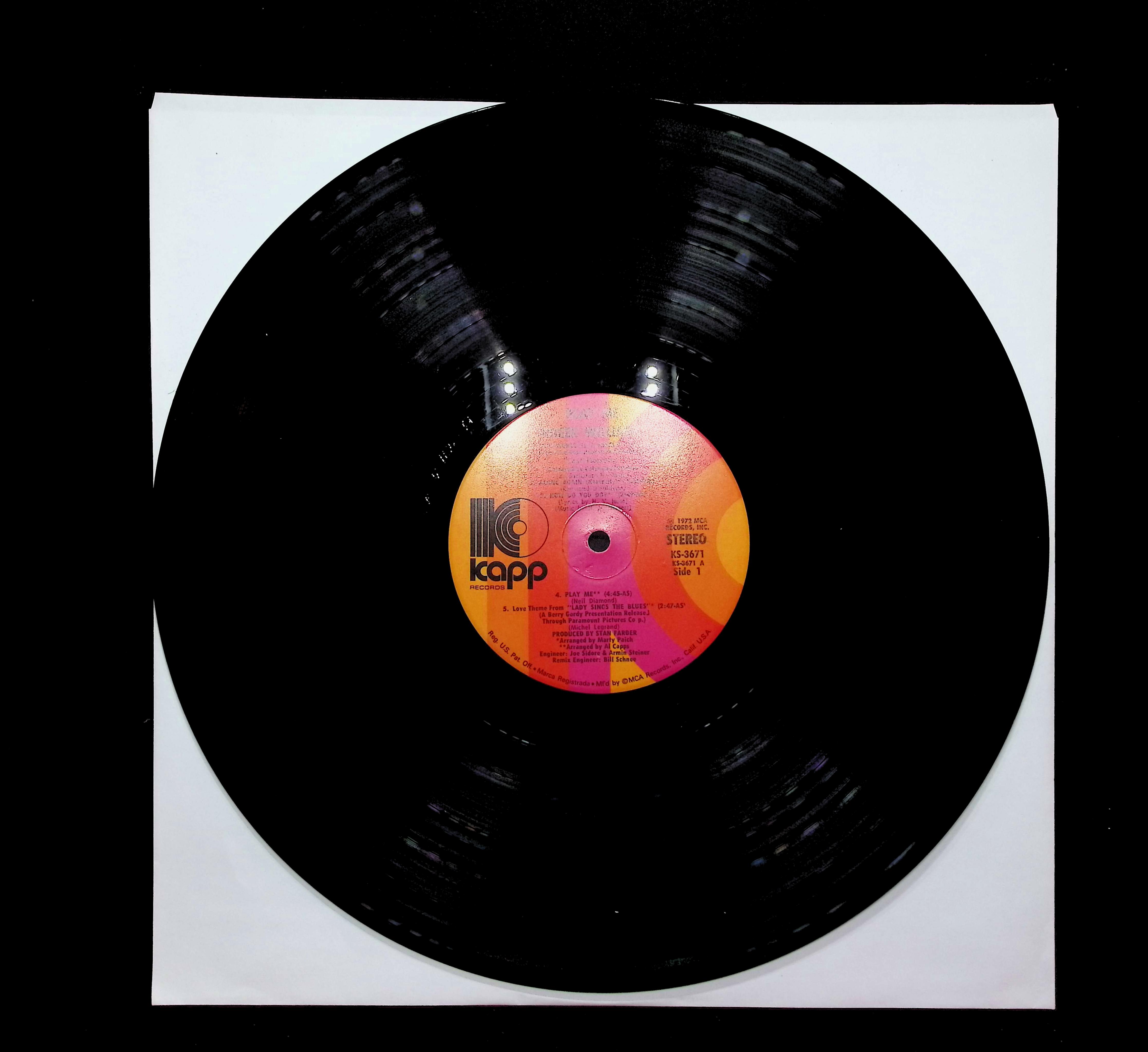 Roger Williams (2) Play Me - Love Theme From "Lady Sings The Blues" 12" LP 1972 KS-3671 Stage & Screen — image 5