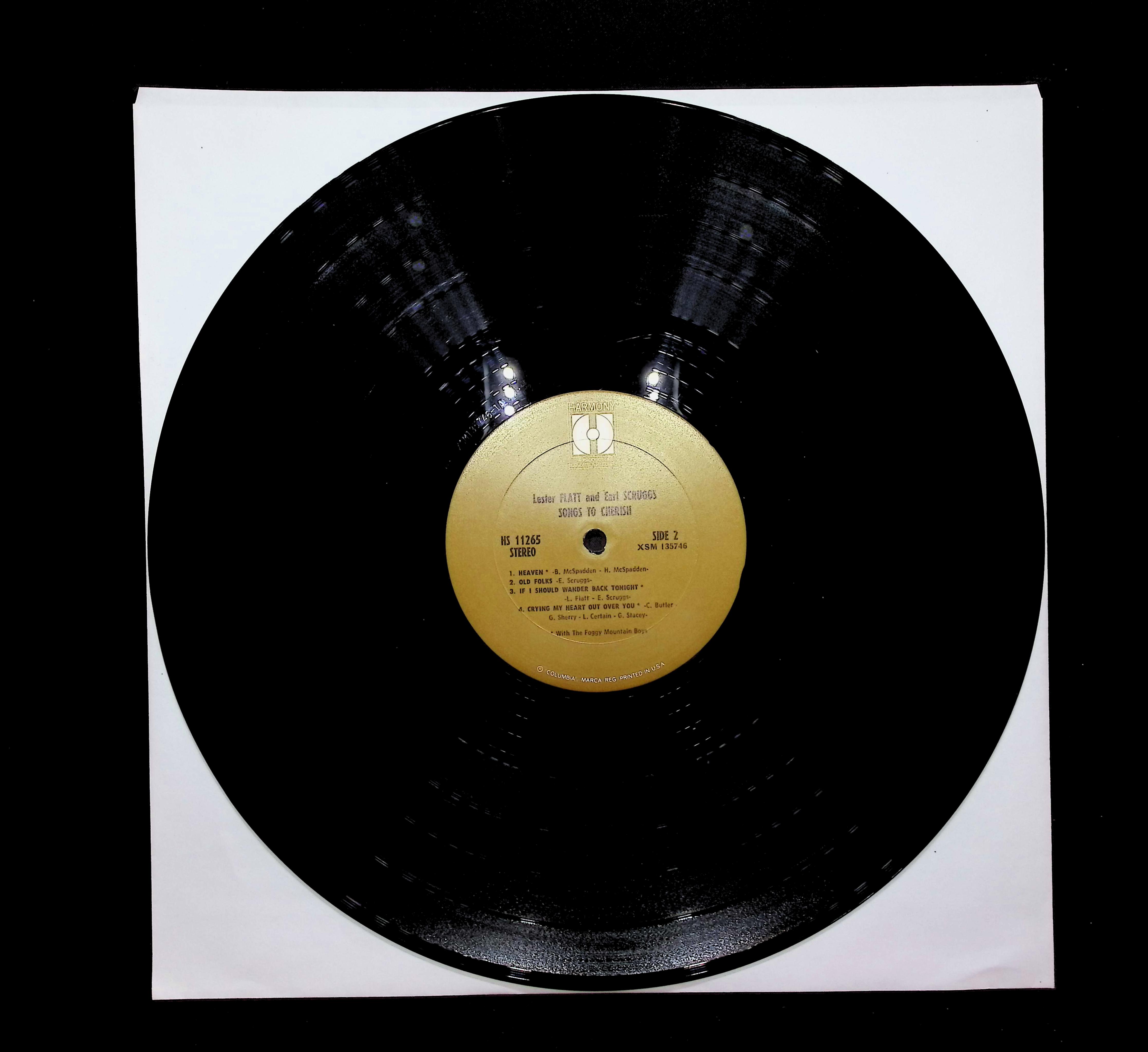 Lester Flatt And Earl Scruggs Songs To Cherish 12" LP 1968 HS 11265 Folk, World, & Country — image 3