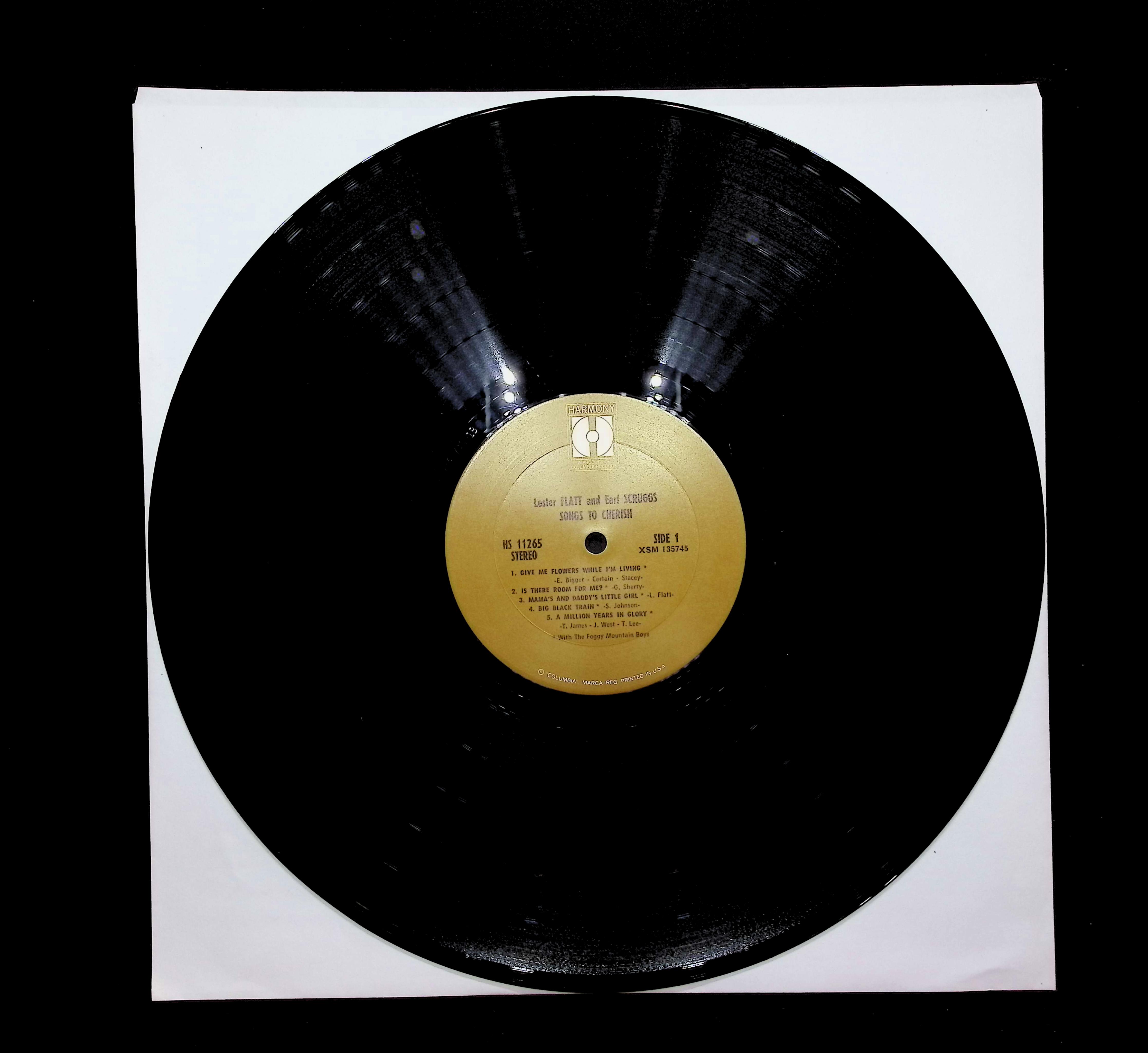 Lester Flatt And Earl Scruggs Songs To Cherish 12" LP 1968 HS 11265 Folk, World, & Country — image 5