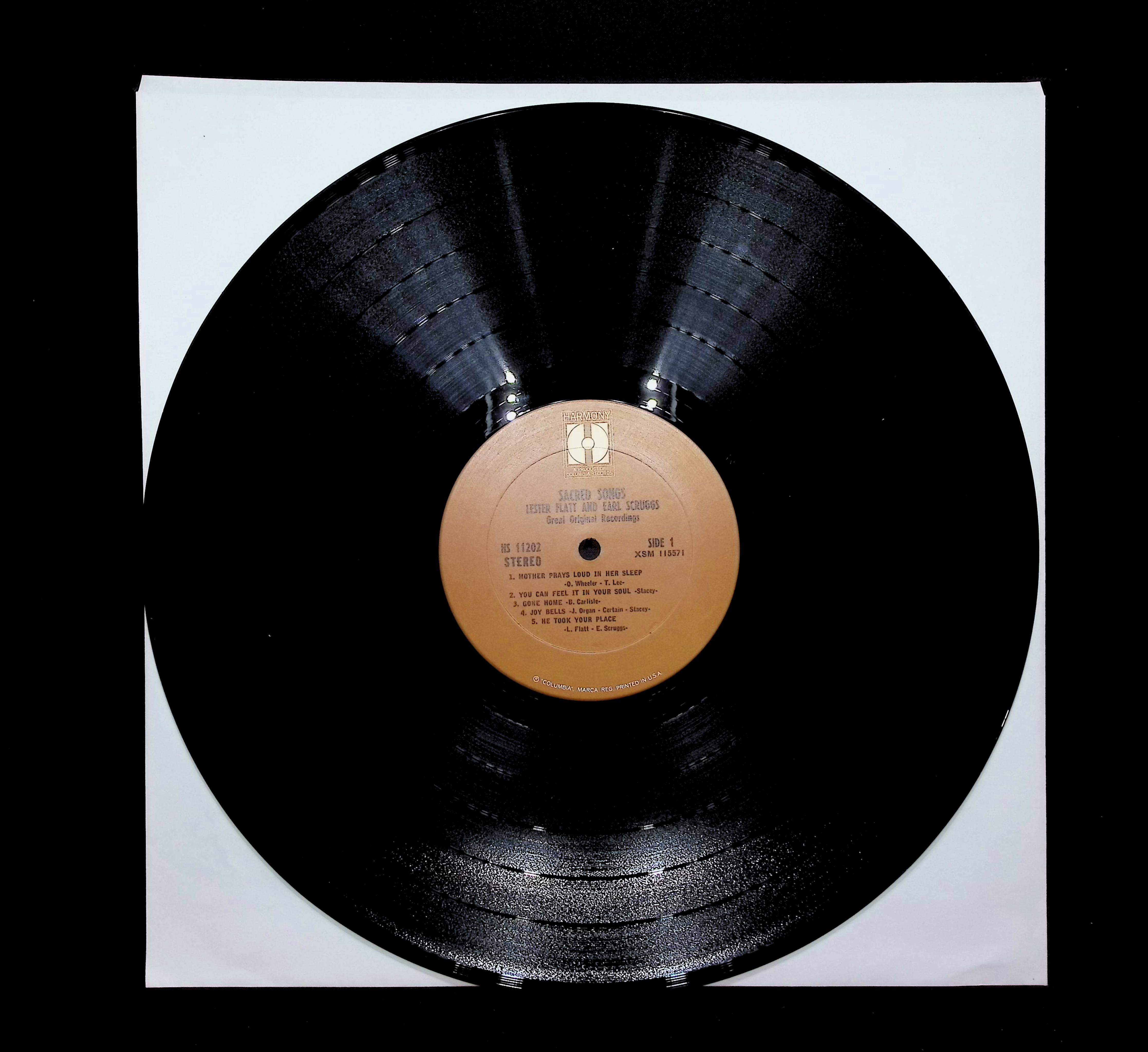 Flatt & Scruggs Sacred Songs 12" LP 0 Harmony (4) — image 3