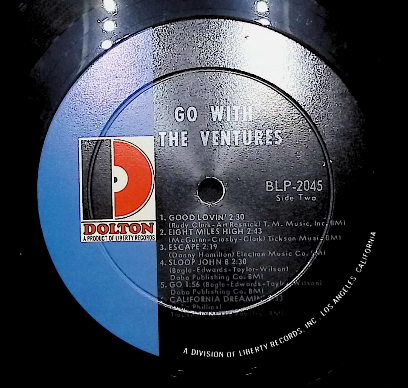 The Ventures Go With The Ventures 12" LP 1966 BLP-2045 Rock — image 2