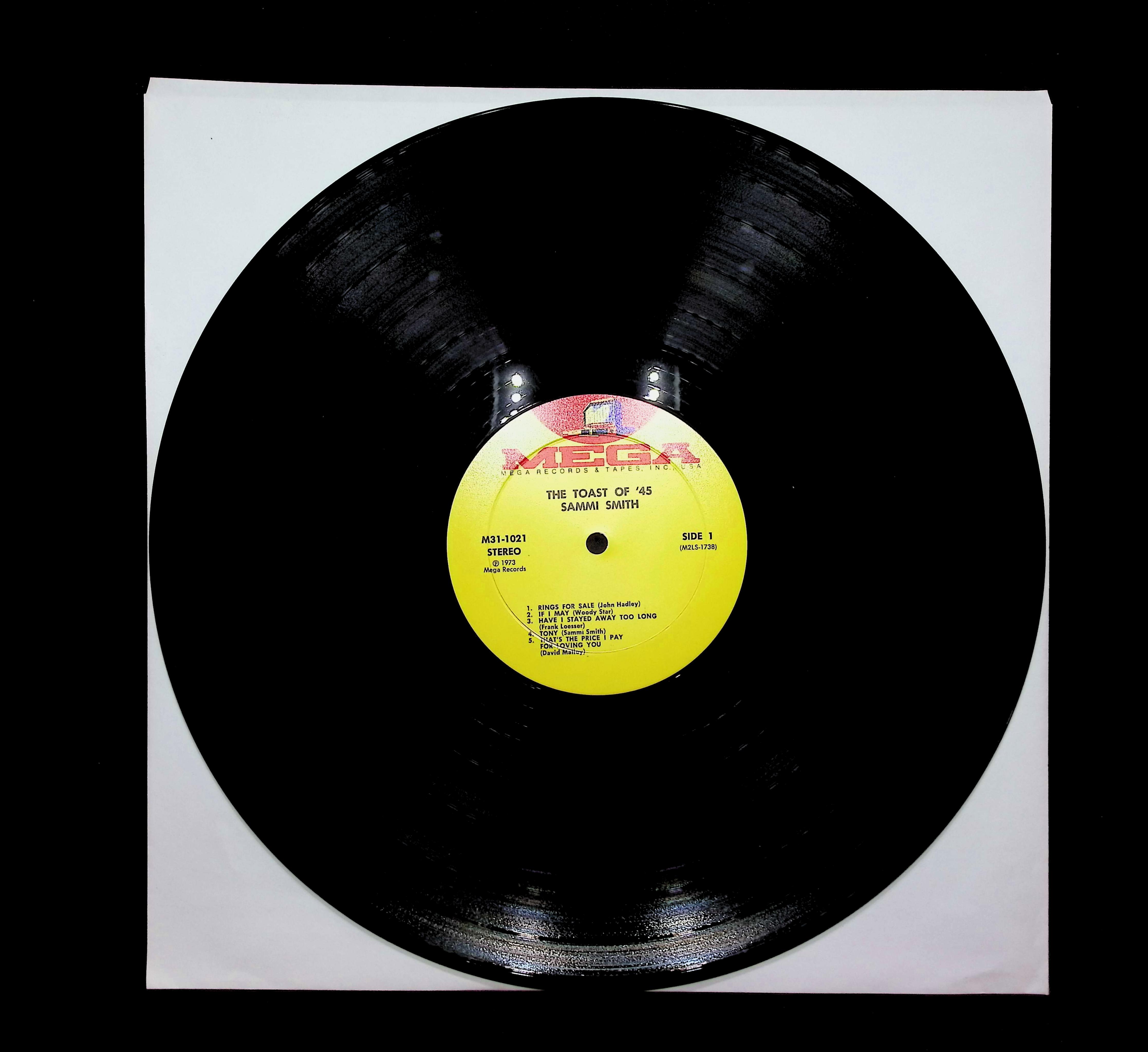 Sammi Smith The Toast Of '45 12" LP 1973 M31-1021 Folk, World, & Country — image 3