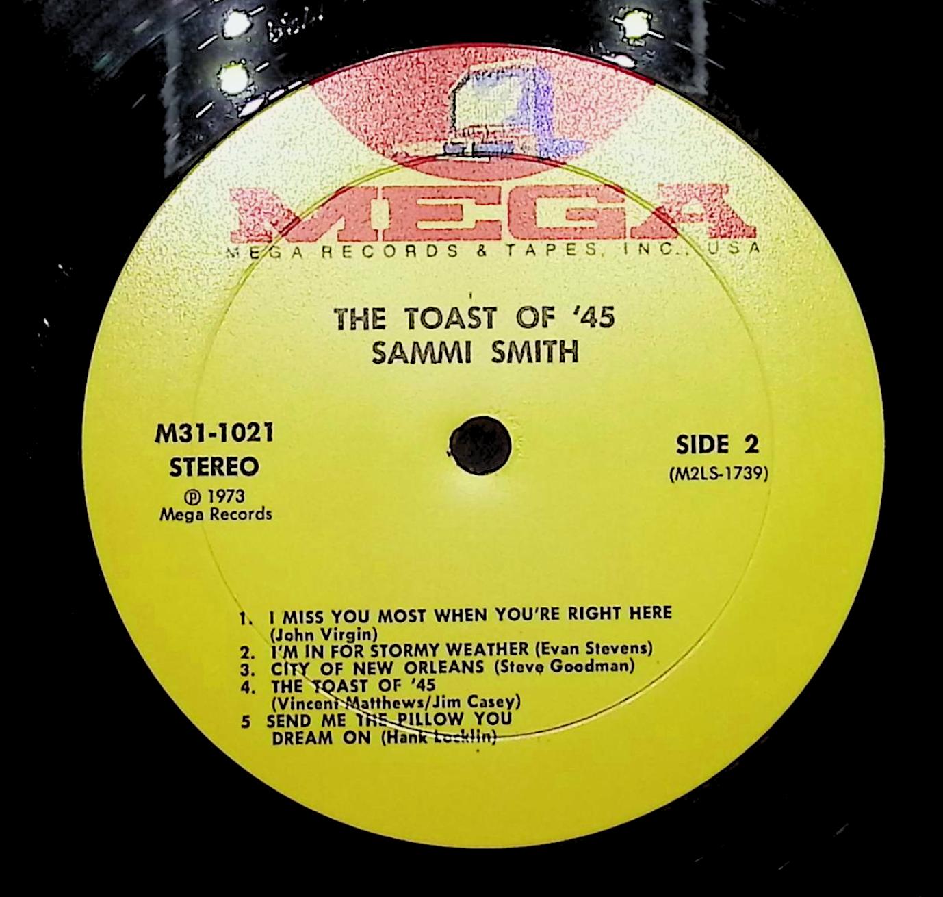 Sammi Smith The Toast Of '45 12" LP 1973 M31-1021 Folk, World, & Country — image 4