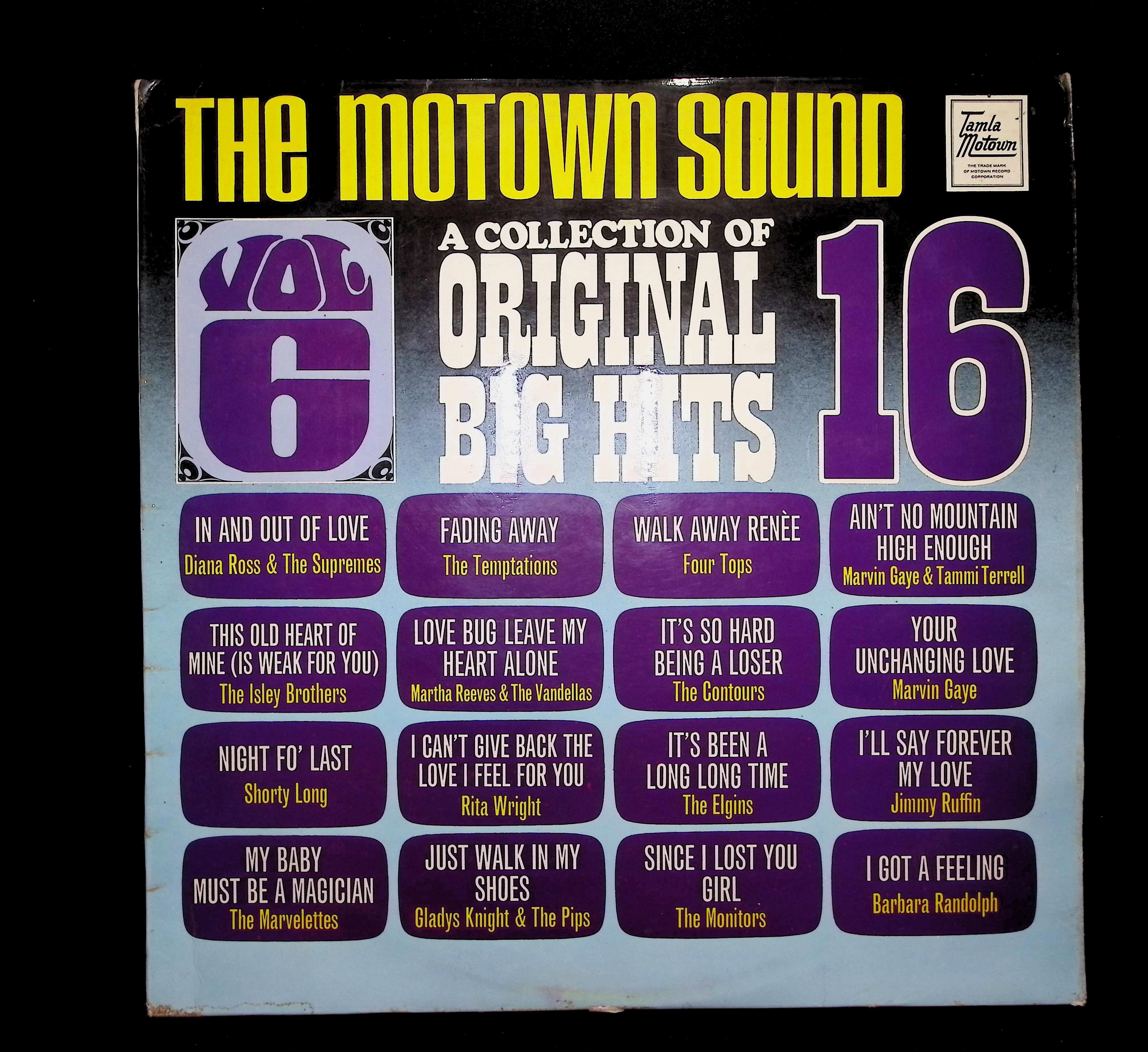 Various The Motown Sound - A Collection Of 16 Original Big Hits Vol.6 12" LP 1968 STML 11074 Funk / Soul