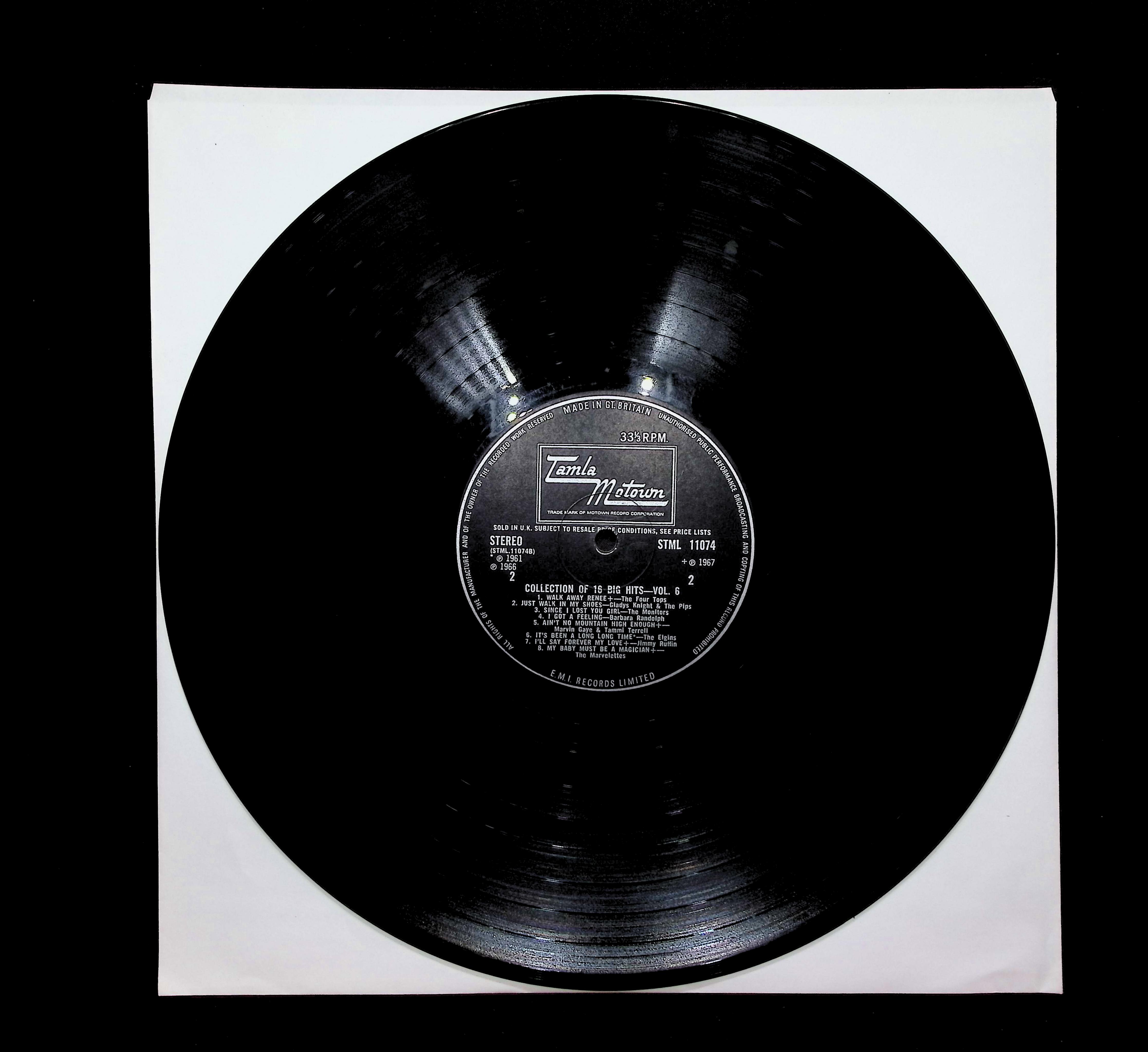Various The Motown Sound - A Collection Of 16 Original Big Hits Vol.6 12" LP 1968 STML 11074 Funk / Soul — image 3