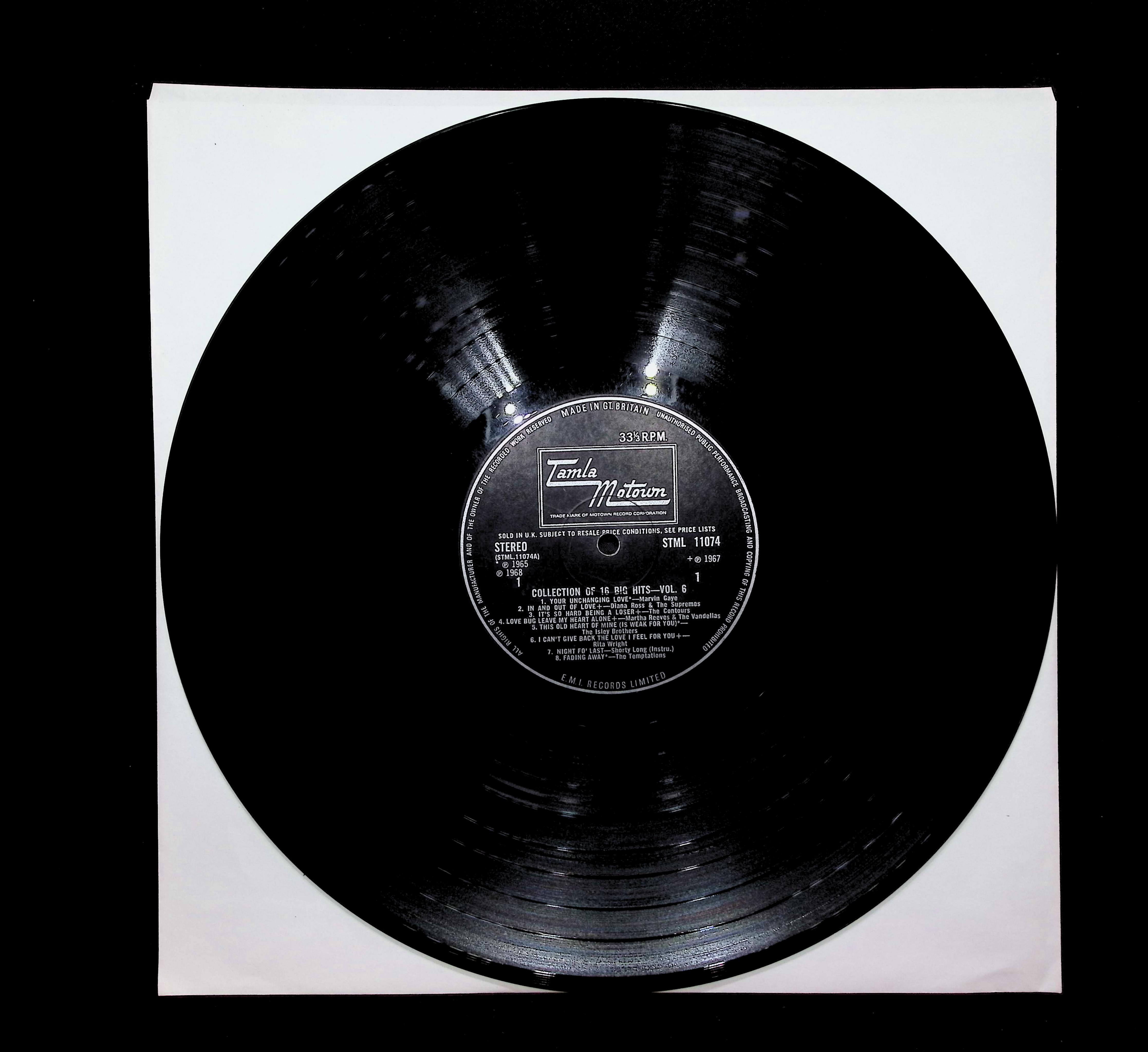 Various The Motown Sound - A Collection Of 16 Original Big Hits Vol.6 12" LP 1968 STML 11074 Funk / Soul — image 5