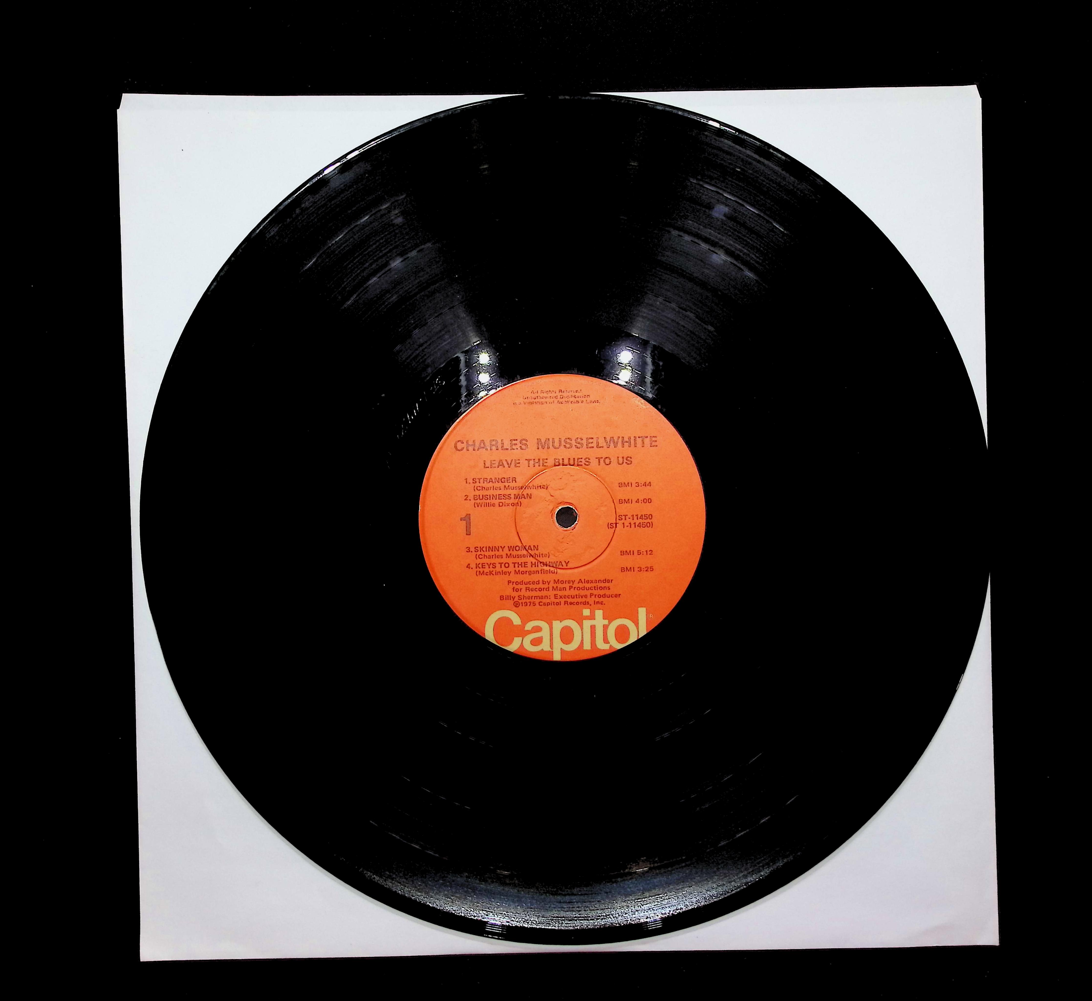 Charlie Musselwhite Leave The Blues To Us 12" LP 1975 ST-11450 Blues — image 5