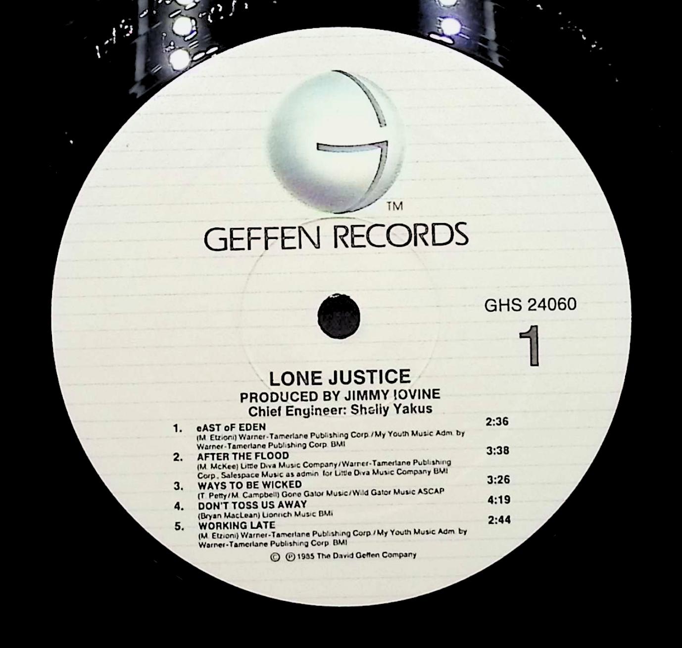Lone Justice Lone Justice 12" LP 1985 GHS 24060 Rock — image 4