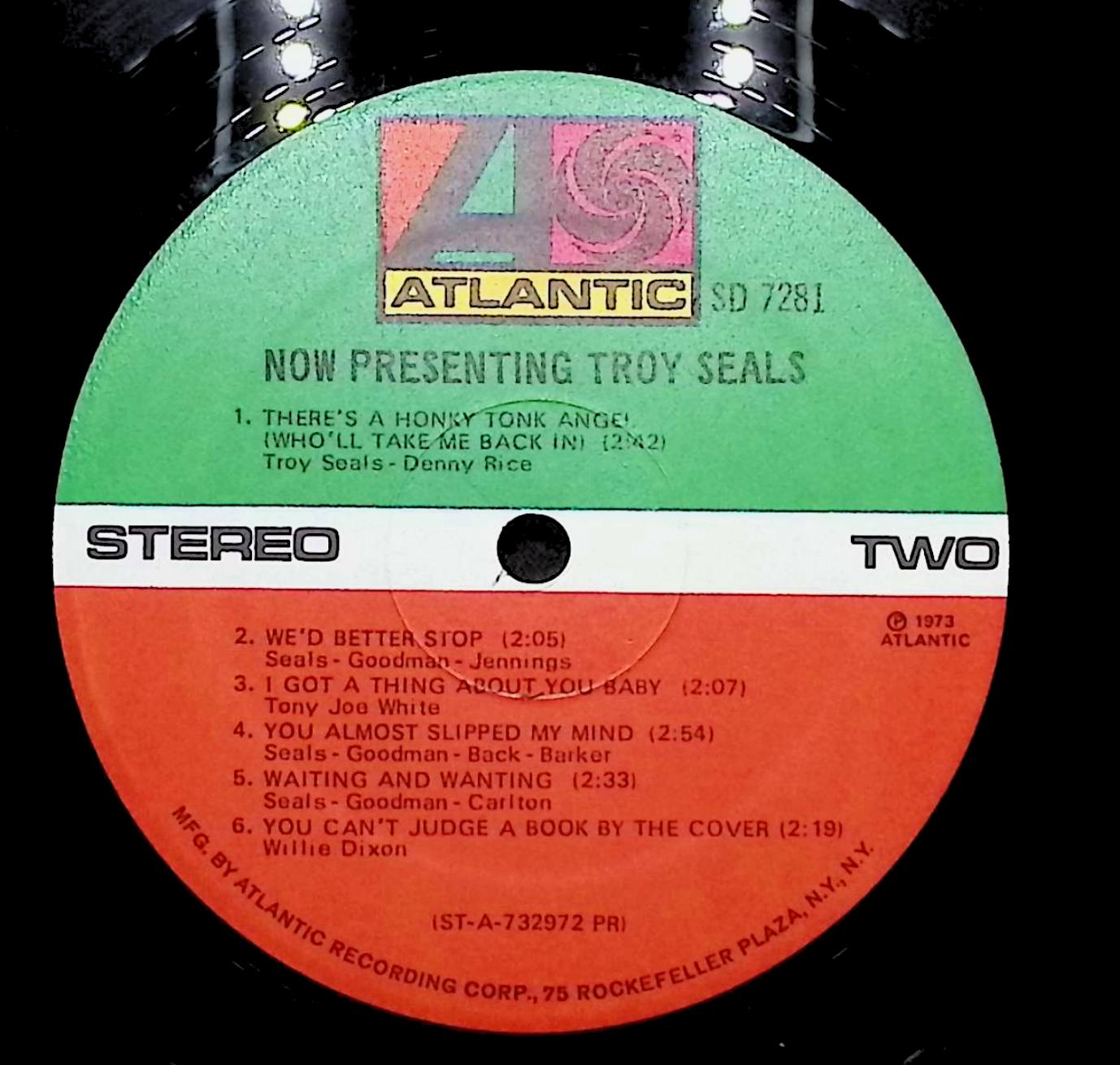 Troy Seals Now Presenting 12" LP 1973 SD 7281 Folk, World, & Country — image 4