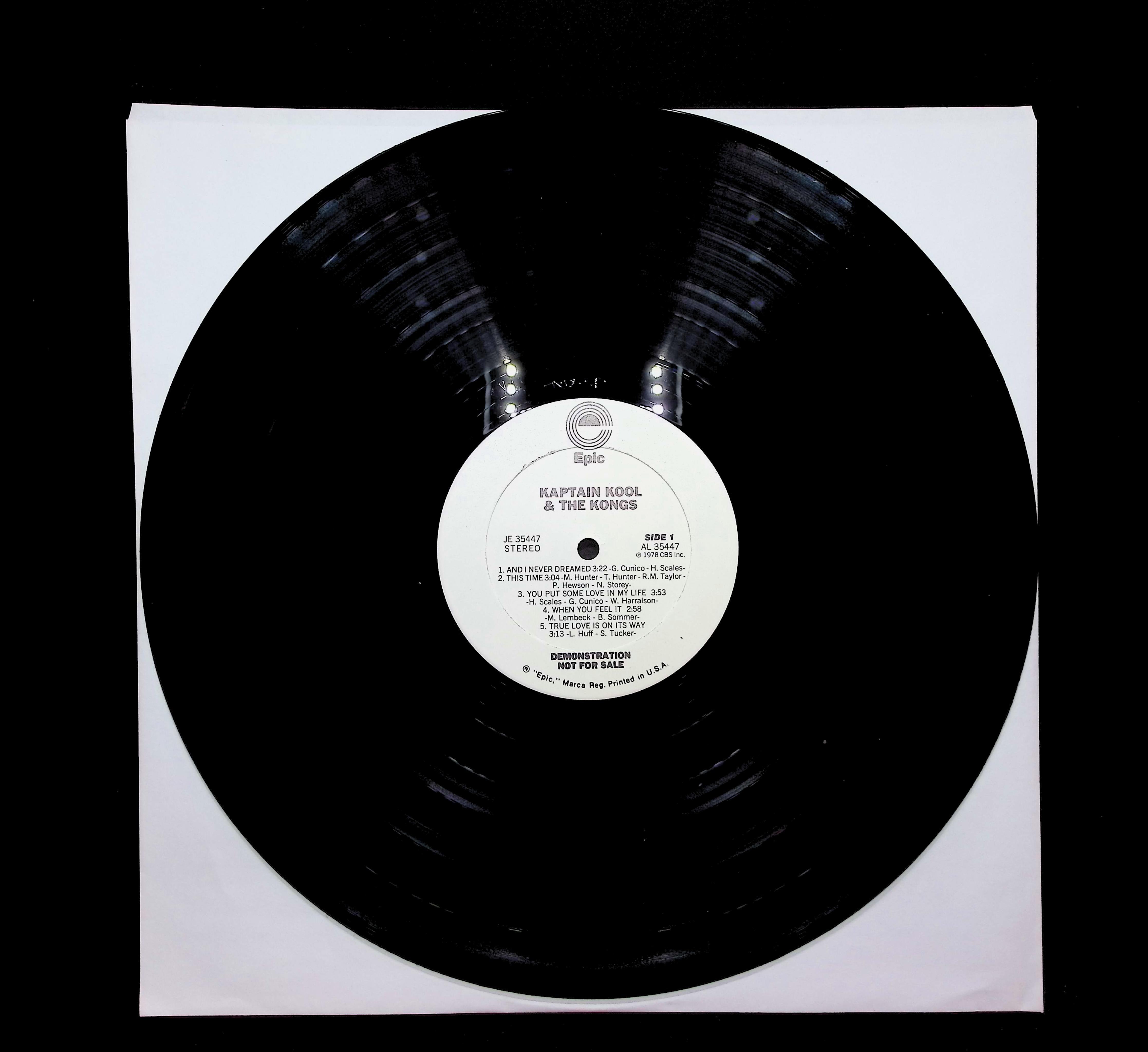 Kaptain Kool And The Kongs Kaptain Kool And The Kongs 12" LP 1978 JE 35447 Pop — image 5