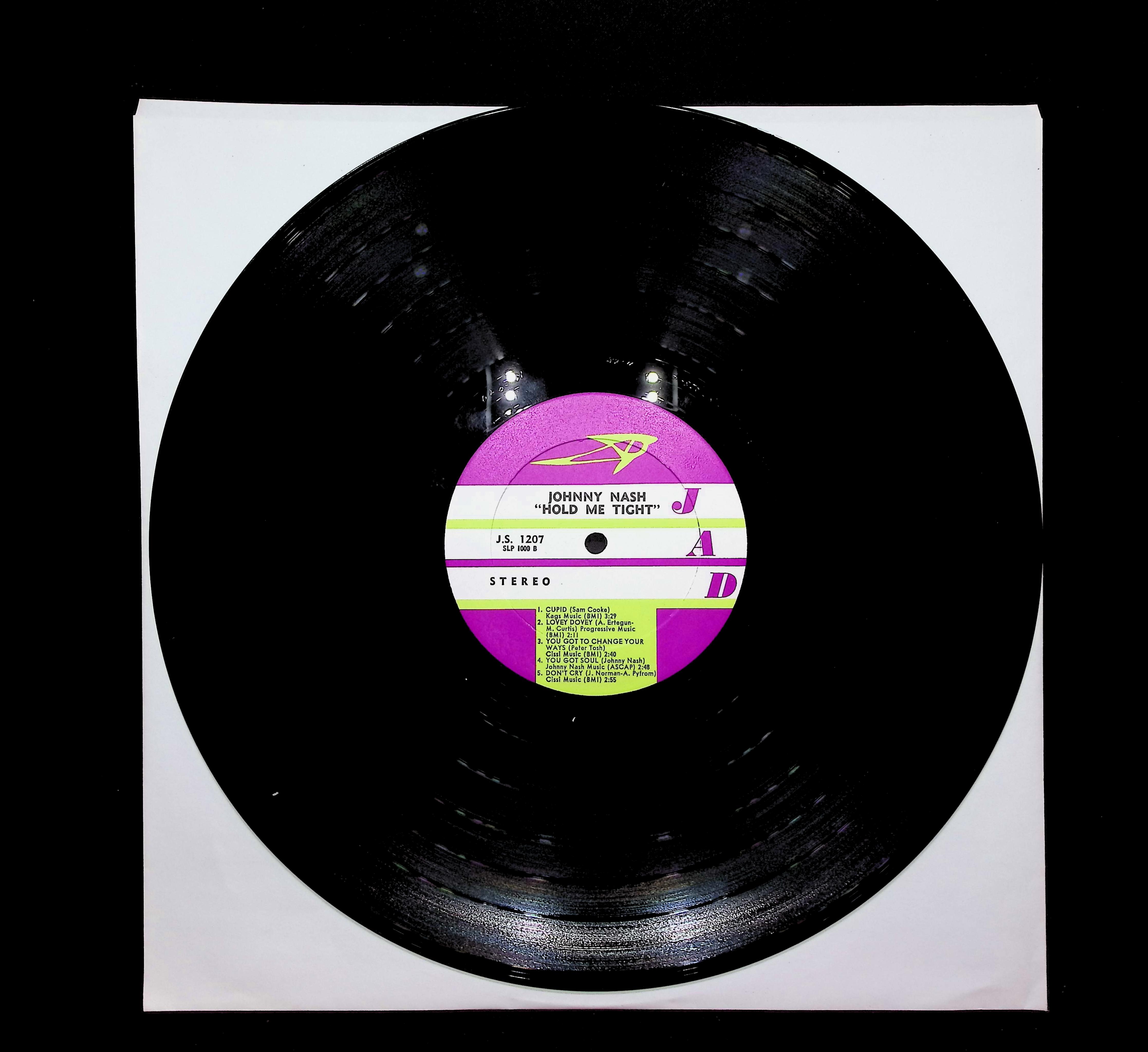 Johnny Nash Hold Me Tight 12" LP 1968 JS-1207 Reggae — image 3