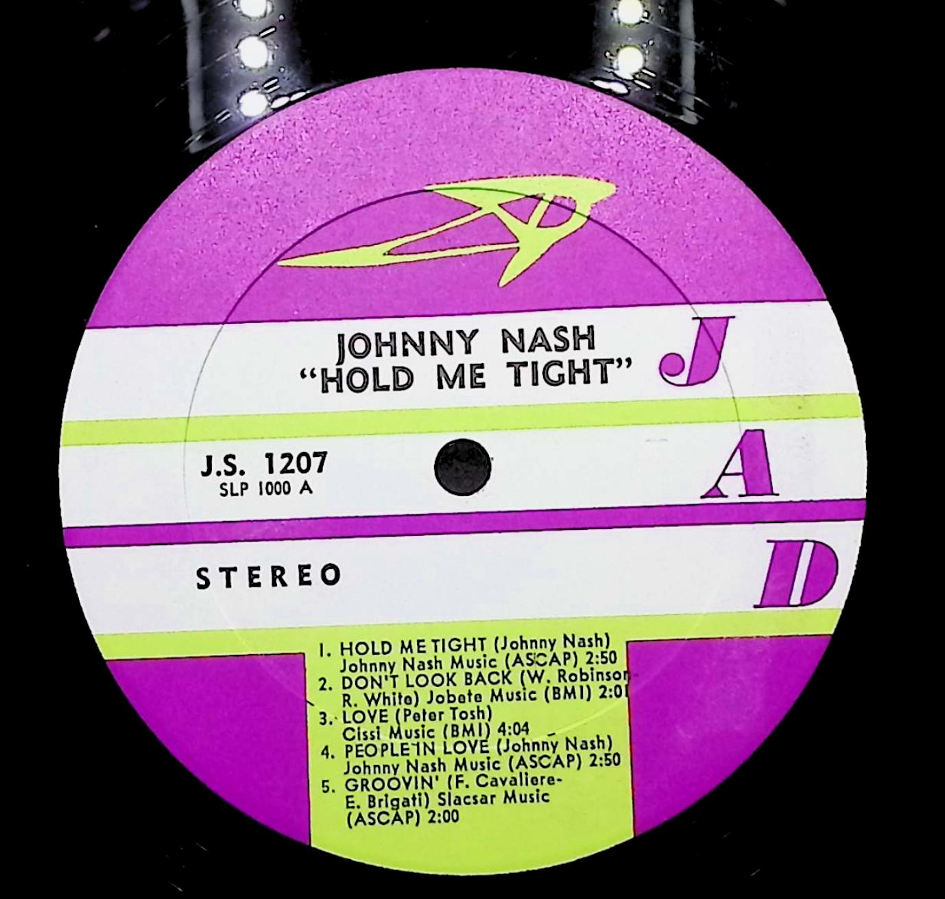 Johnny Nash Hold Me Tight 12" LP 1968 JS-1207 Reggae — image 4