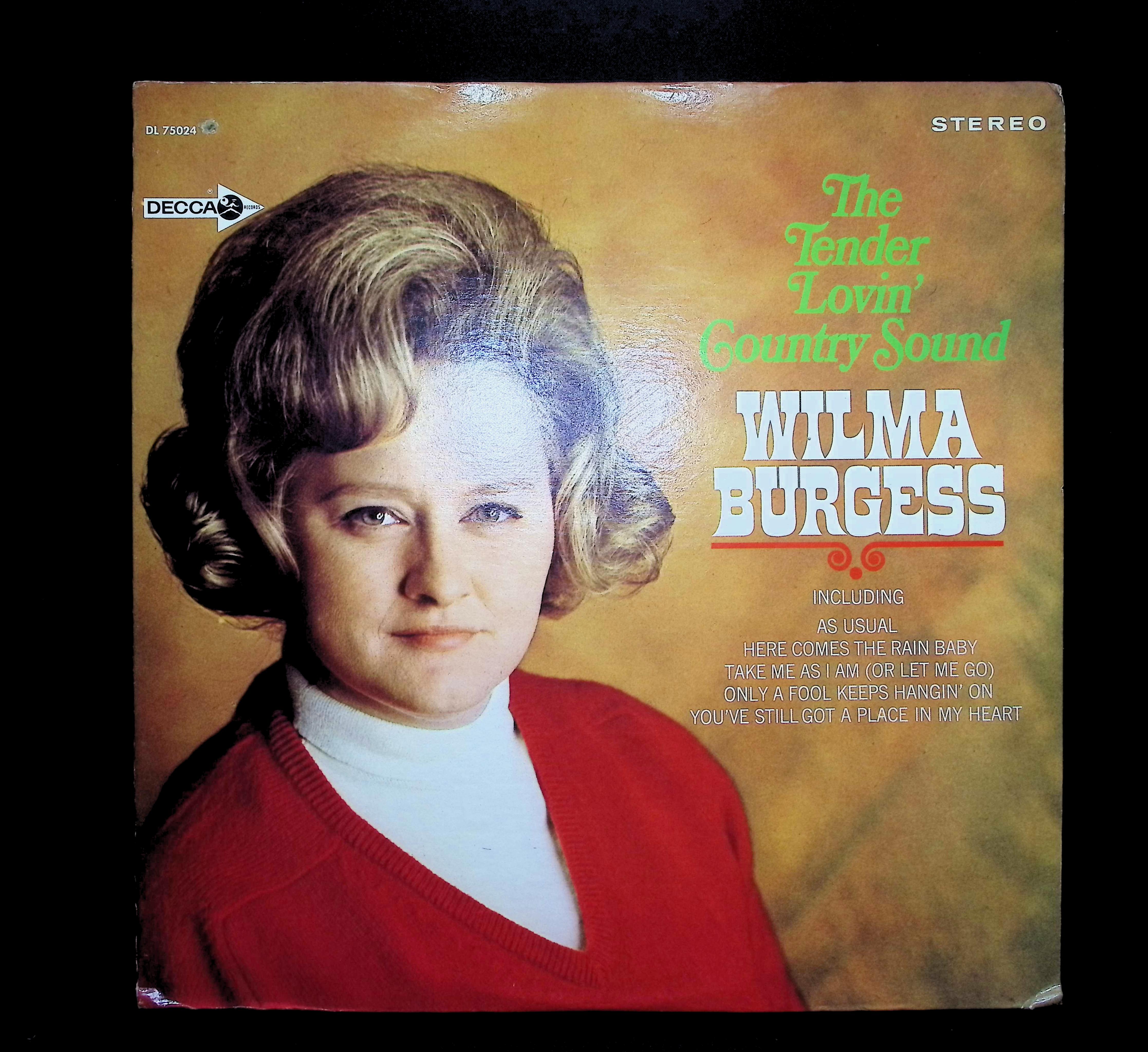 The Tender Lovin' Country Sound Of Wilma Burgess 1968 LP Folk, World, & Country