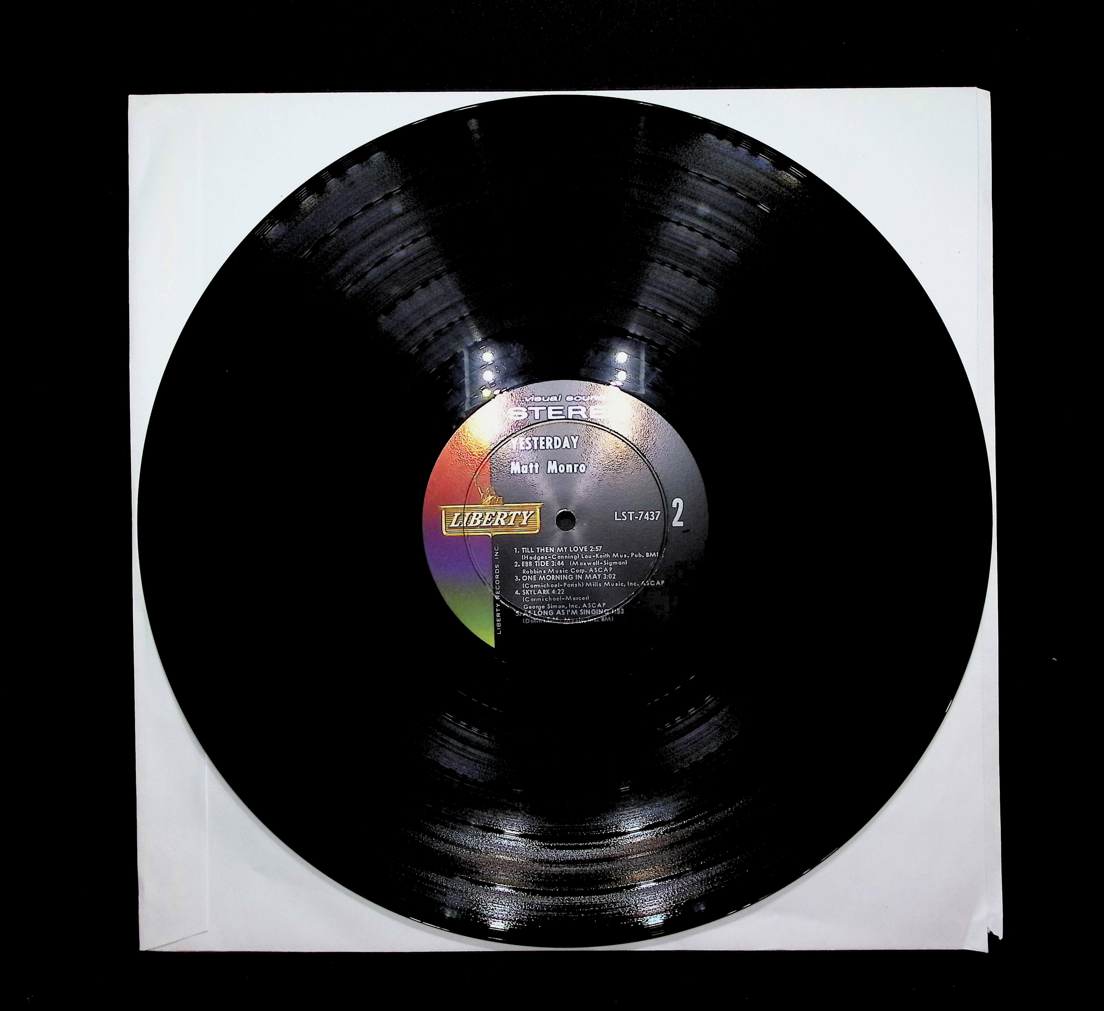 Matt Monro Yesterday 12" LP 1966 LST-7437 Jazz — image 5