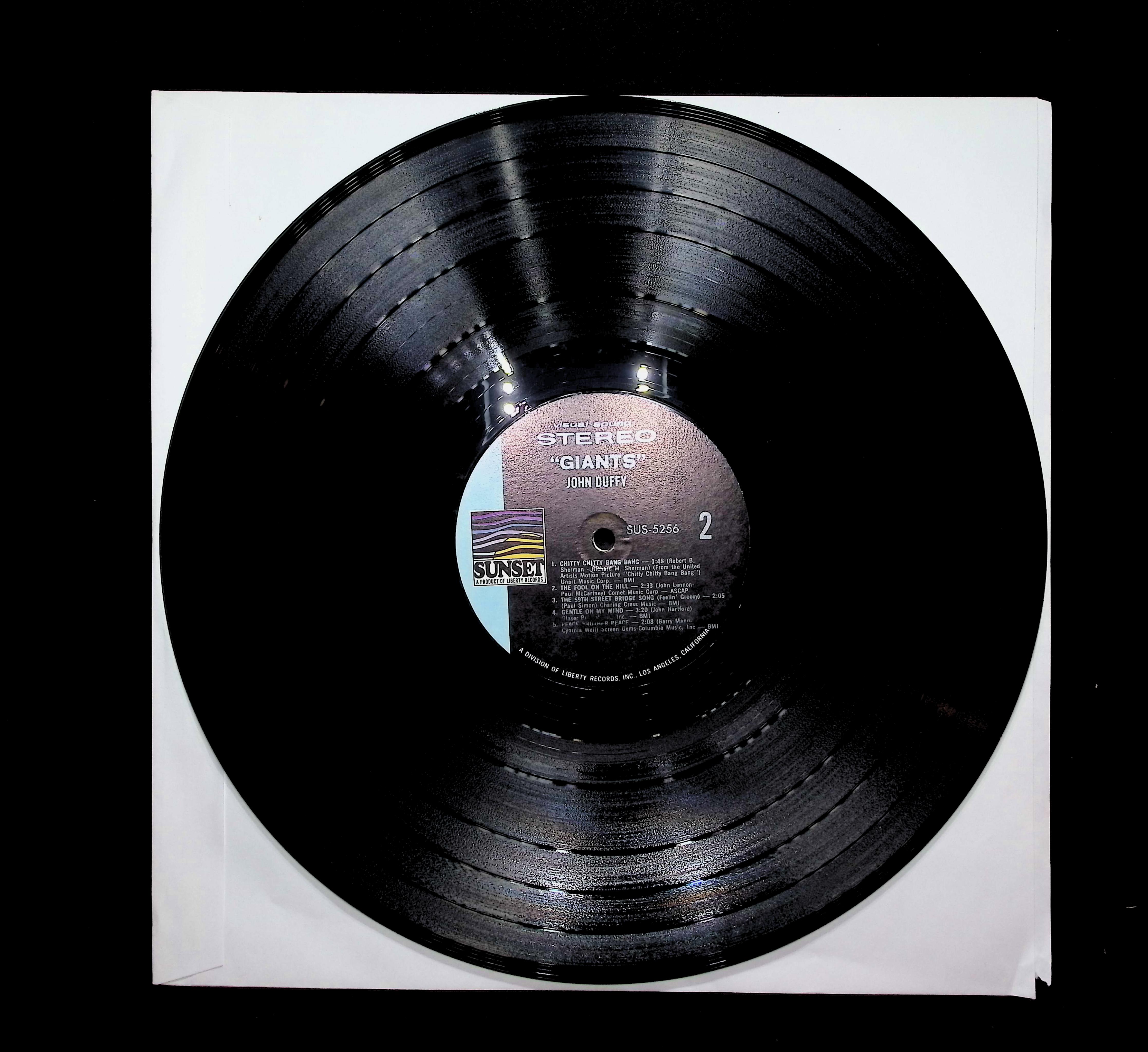 John Duffy (6) Giants ! 12" LP 1969 SUS-5256 Jazz — image 3