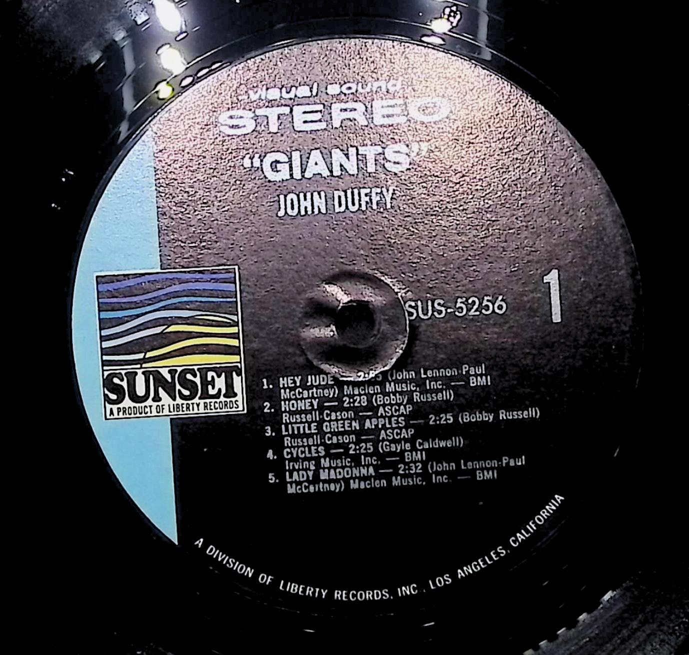 John Duffy (6) Giants ! 12" LP 1969 SUS-5256 Jazz — image 4