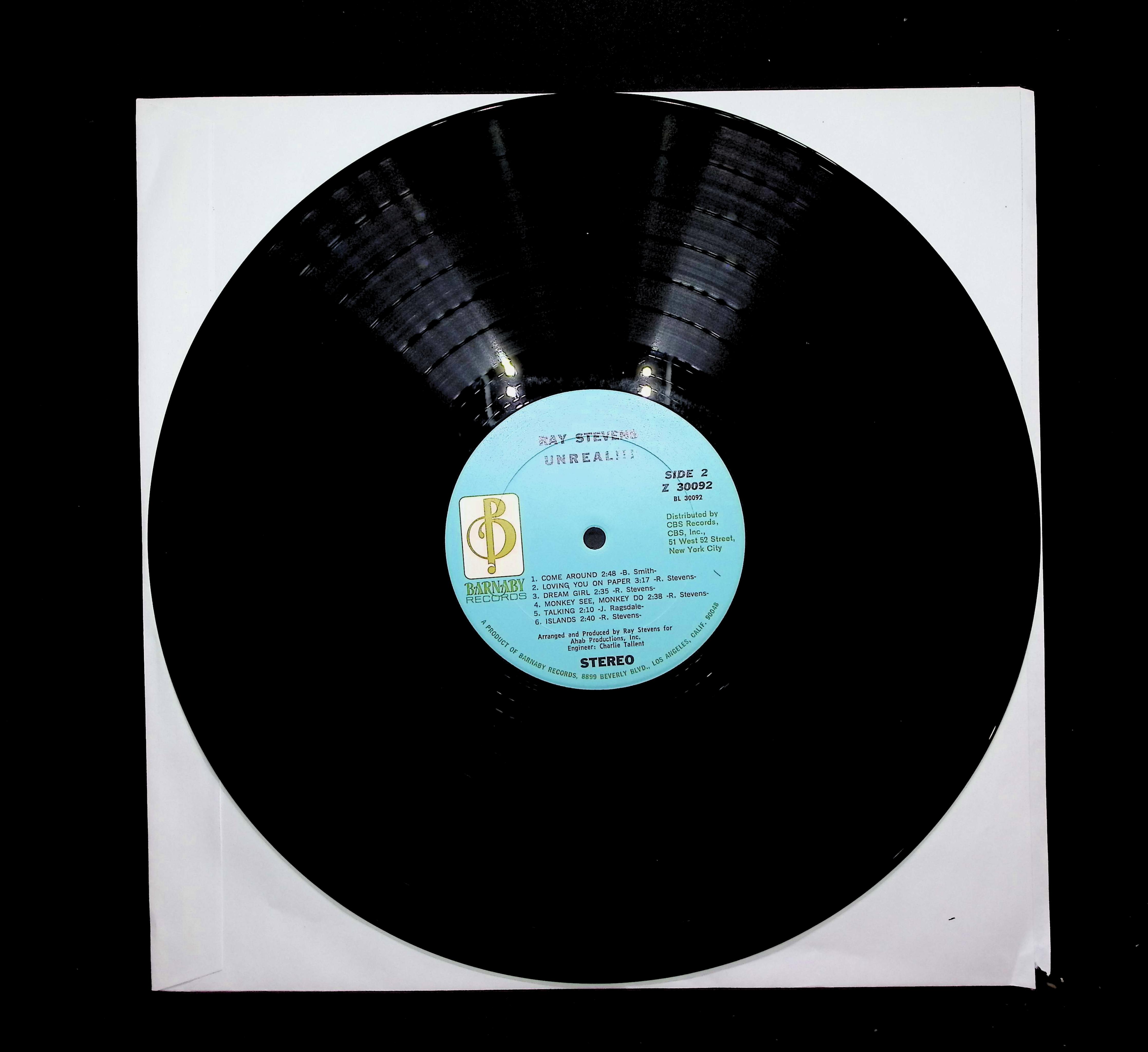 Ray Stevens Unreal!!! 12" LP 1970 Z 30092 Rock — image 3