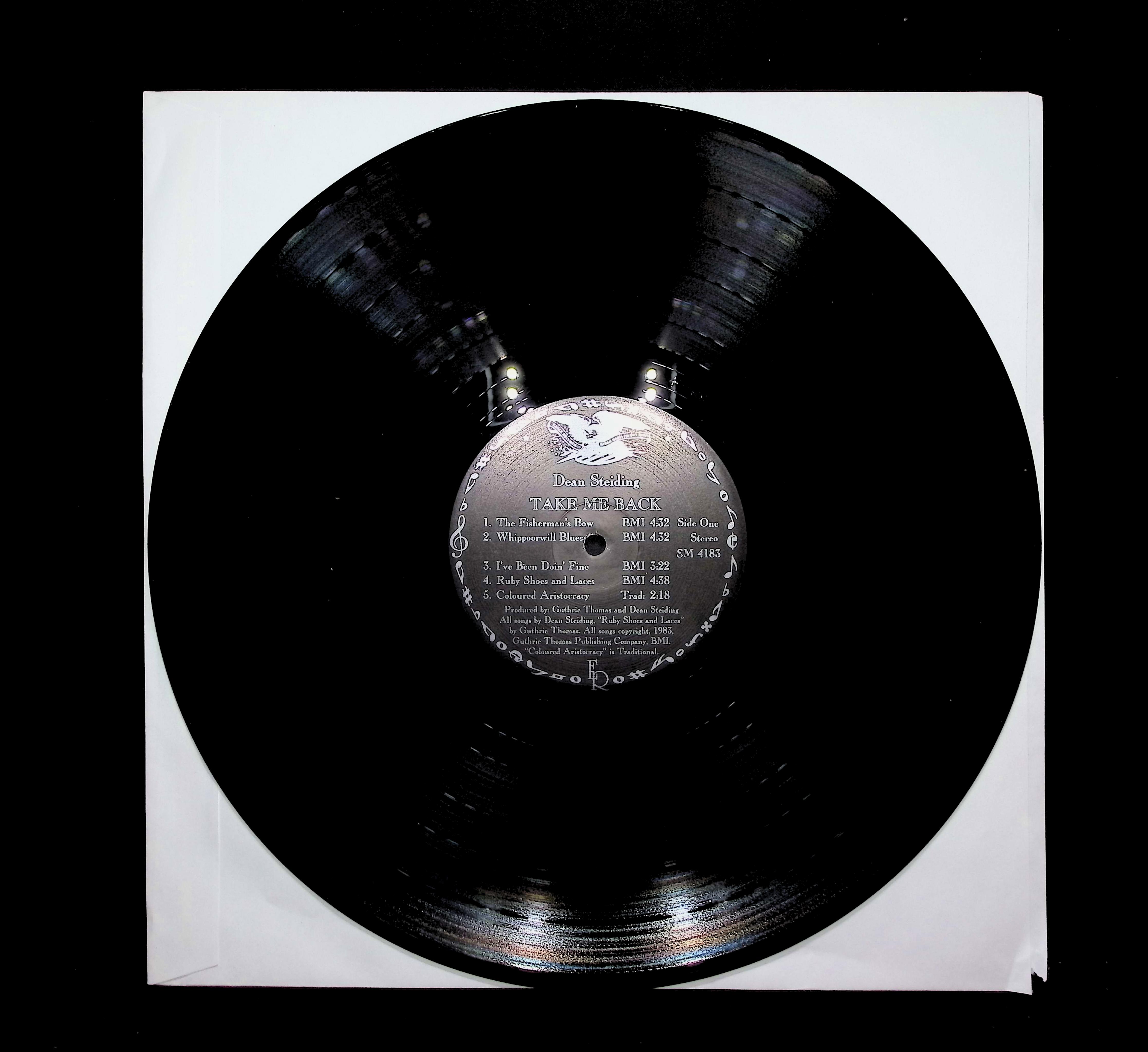 Dean Steiding Take Me Back 12" LP 1983 SM 4183 Folk, World, & Country — image 3