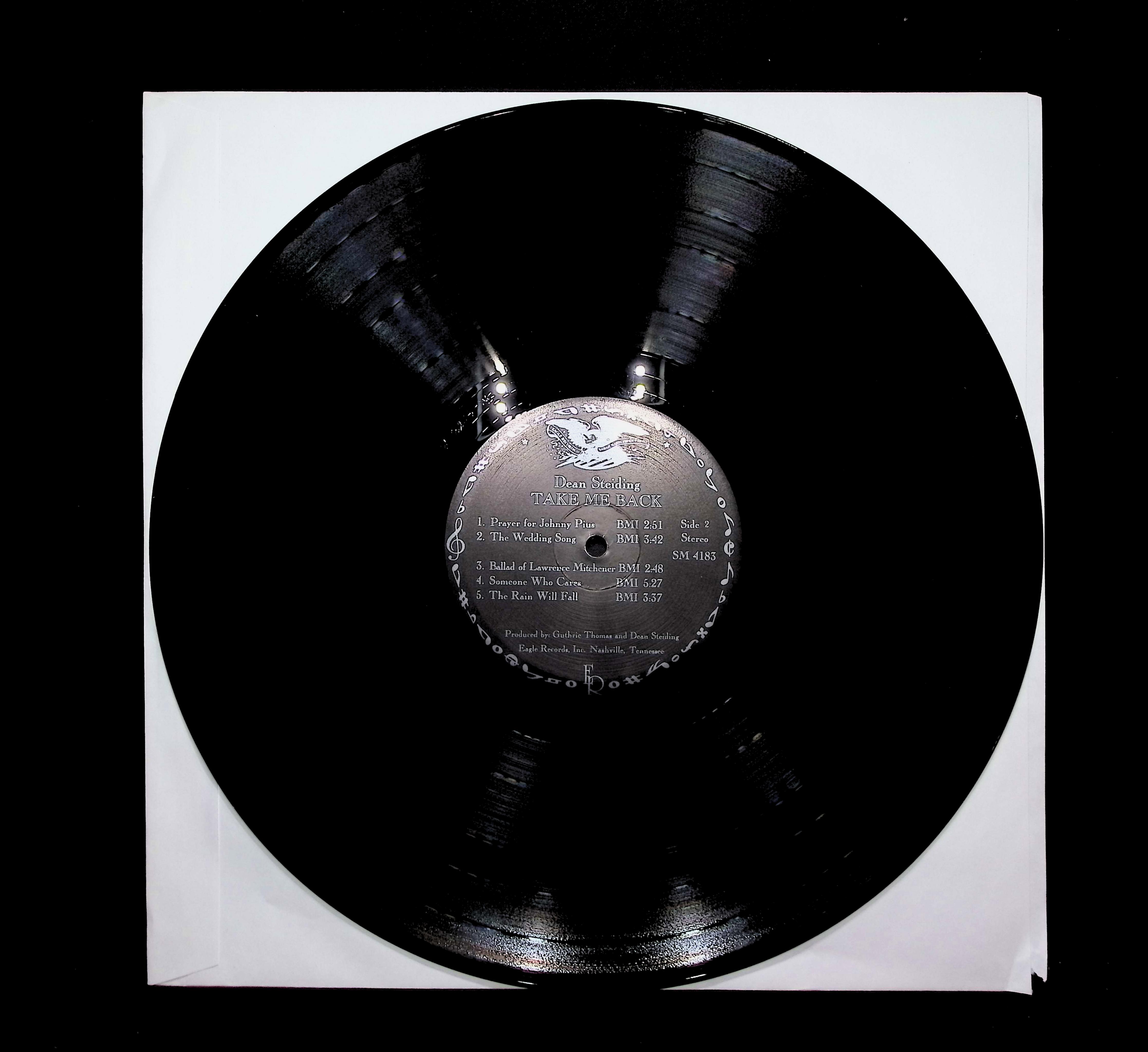 Dean Steiding Take Me Back 12" LP 1983 SM 4183 Folk, World, & Country — image 5