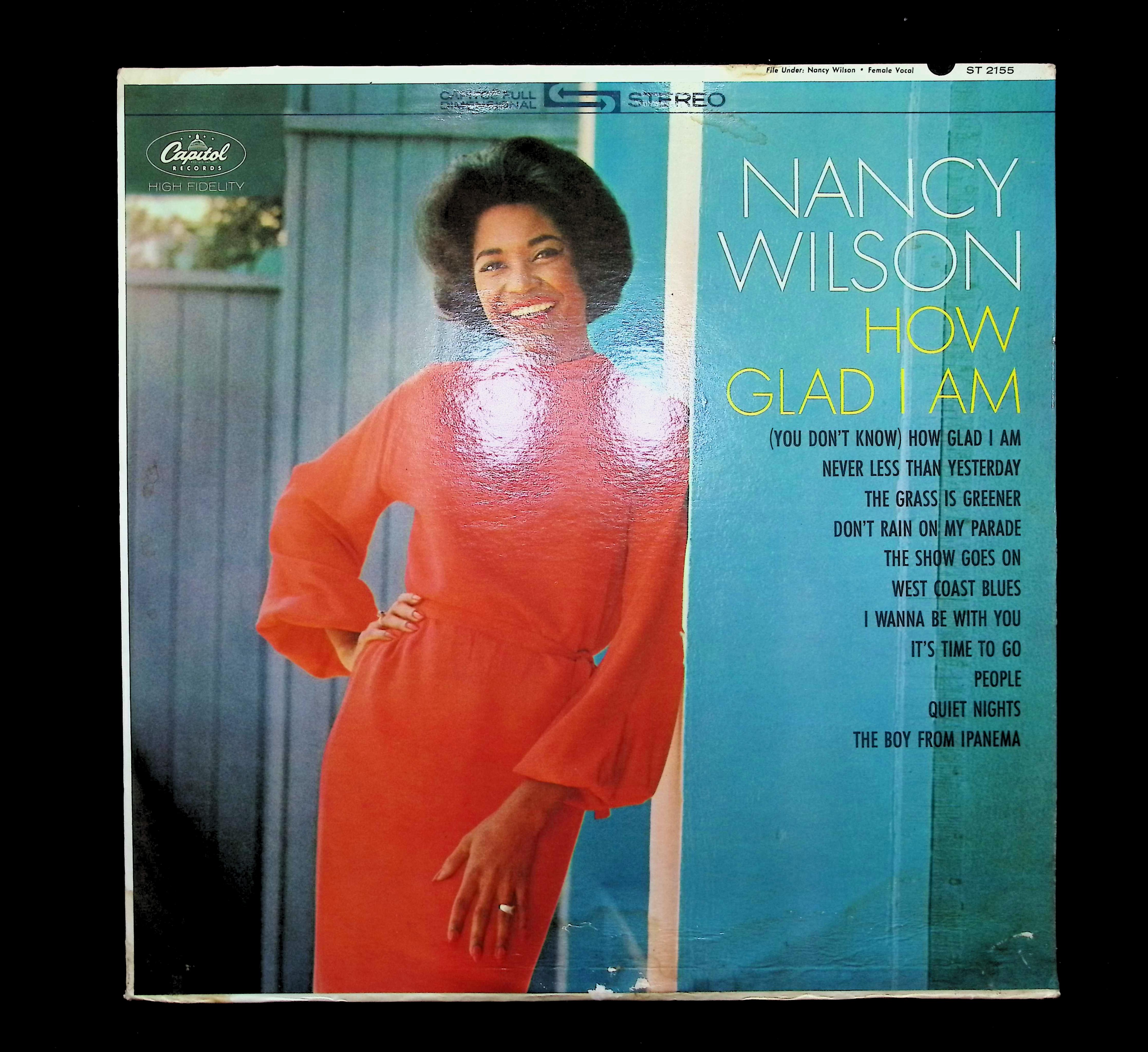 Nancy Wilson How Glad I Am 12" LP 1964 ST 2155 Jazz
