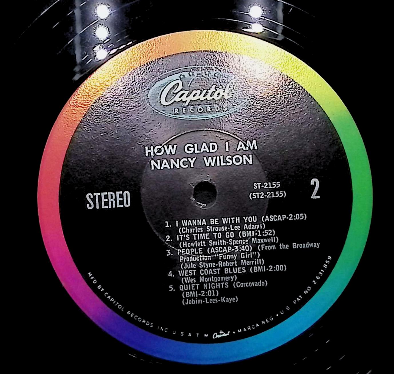 Nancy Wilson How Glad I Am 12" LP 1964 ST 2155 Jazz — image 4
