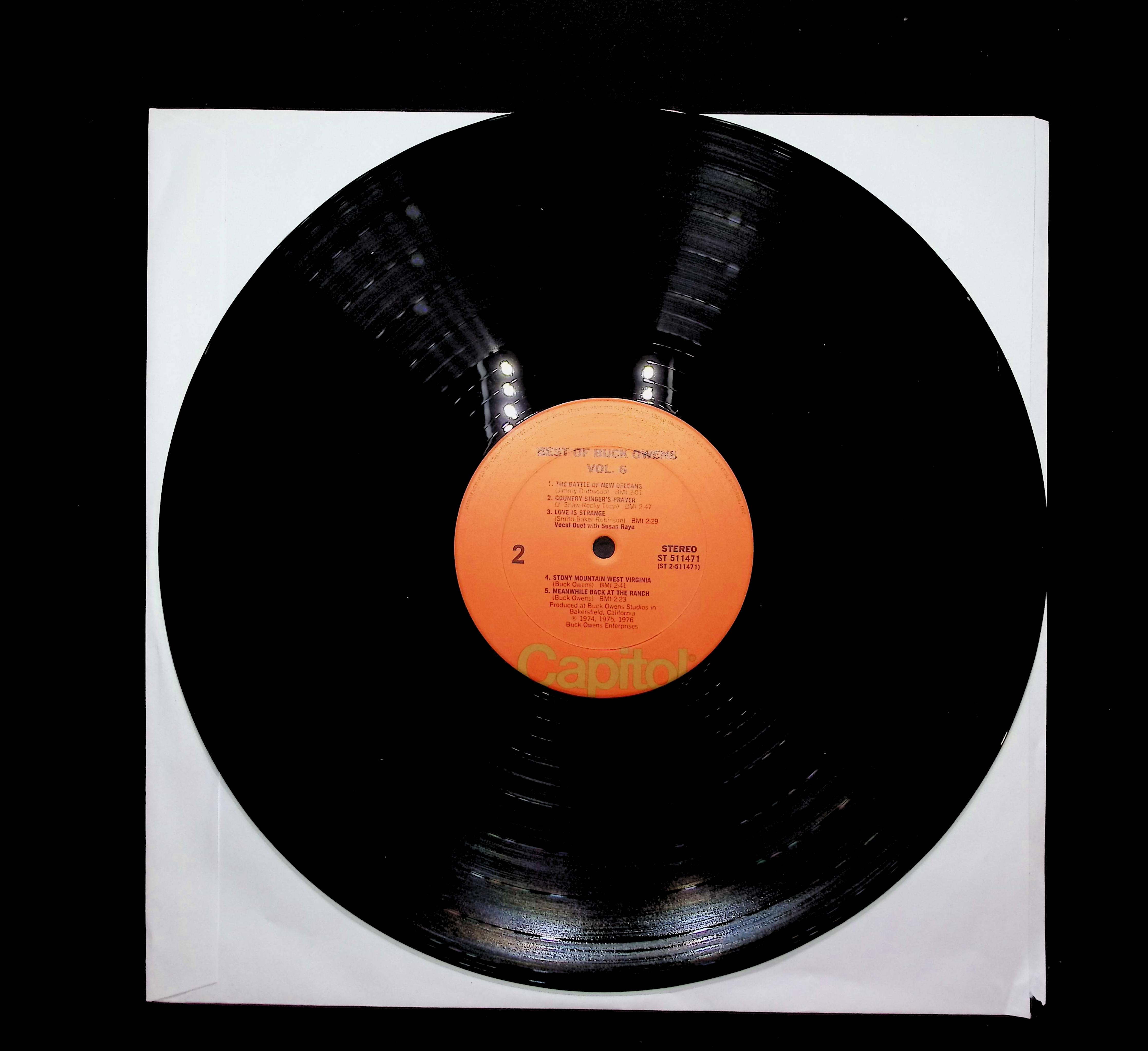 Buck Owens Best Of Buck Owens Vol. 6 12" LP 1976 ST-511471 Folk, World, & Country — image 5