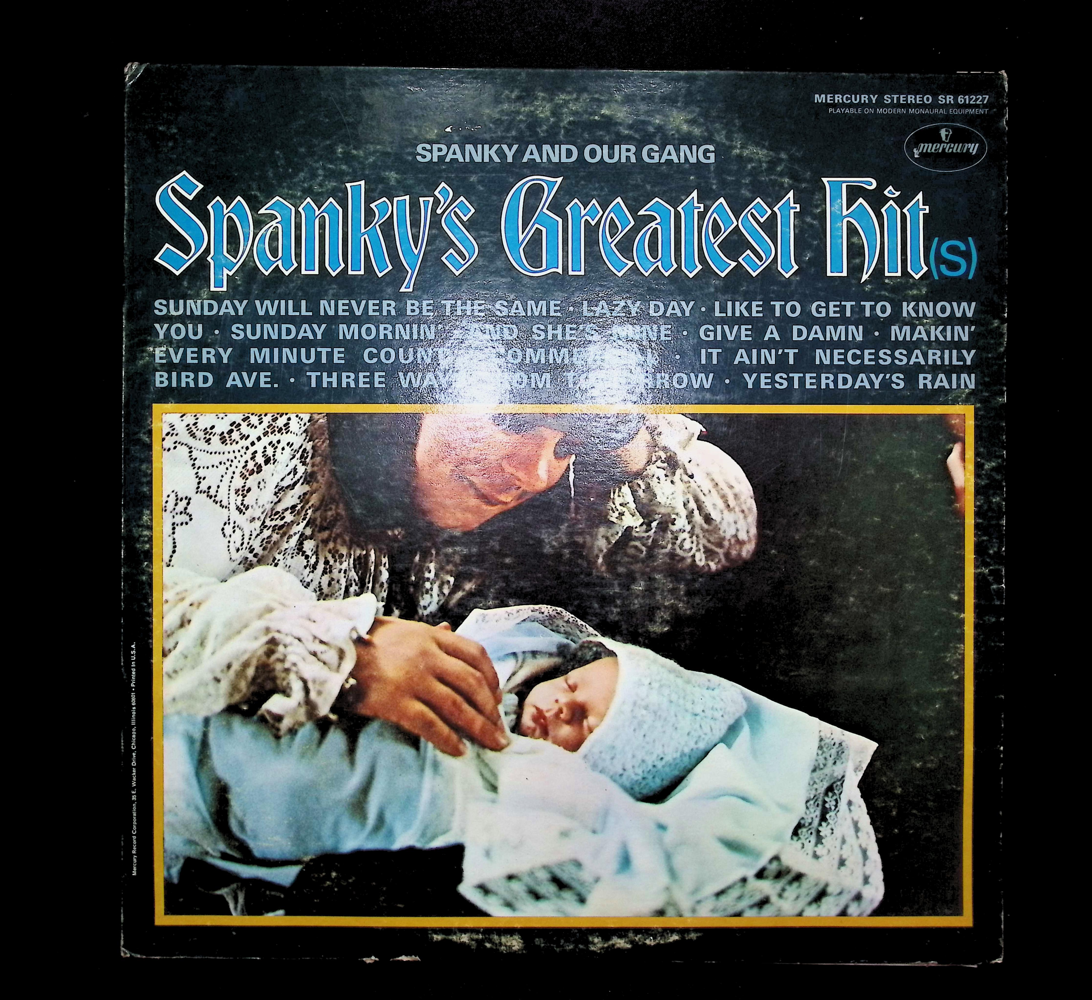Spanky & Our Gang Spanky's Greatest Hit(s) 12" LP 1969 SR 61227 Rock