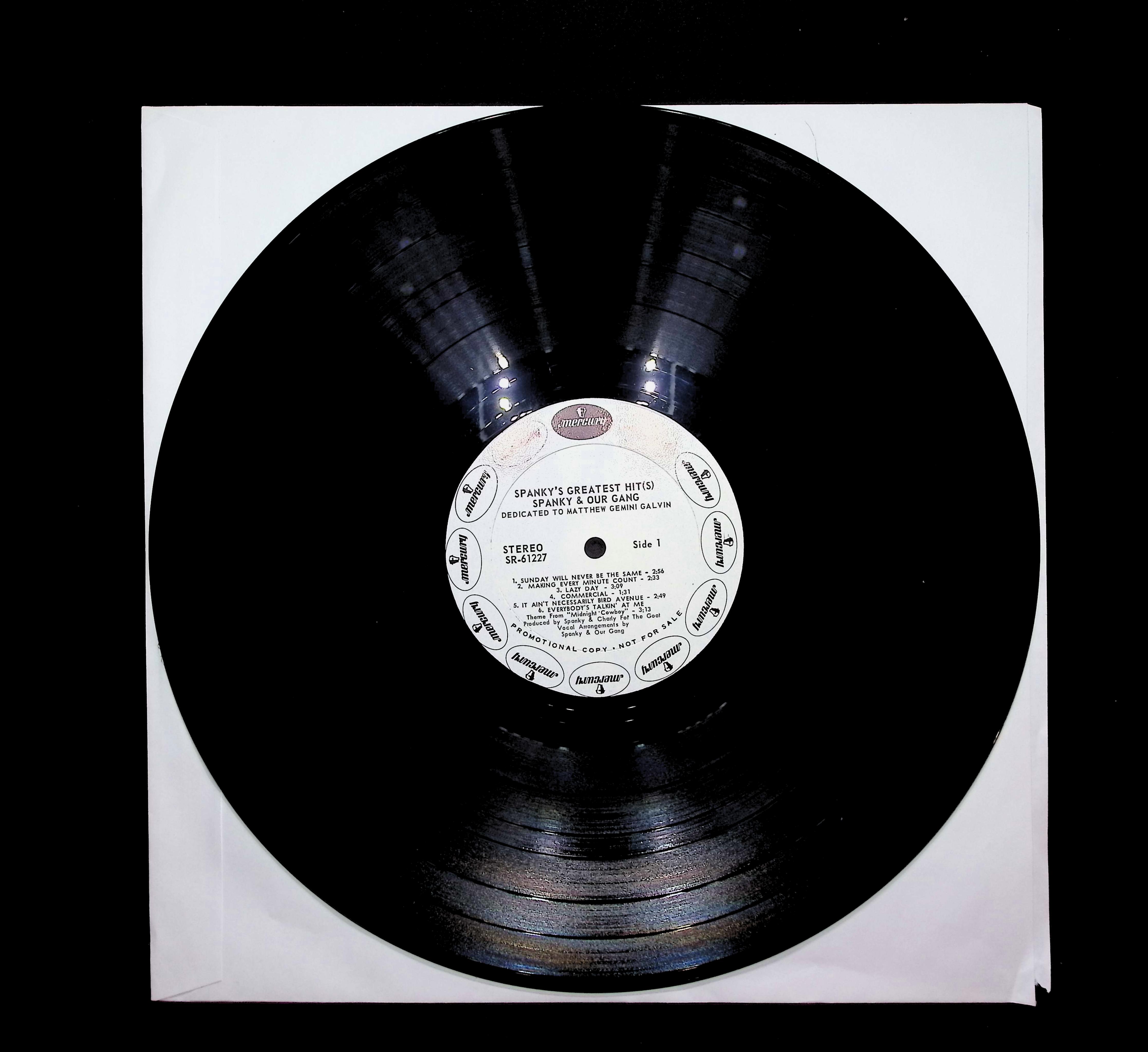 Spanky & Our Gang Spanky's Greatest Hit(s) 12" LP 1969 SR 61227 Rock — image 5