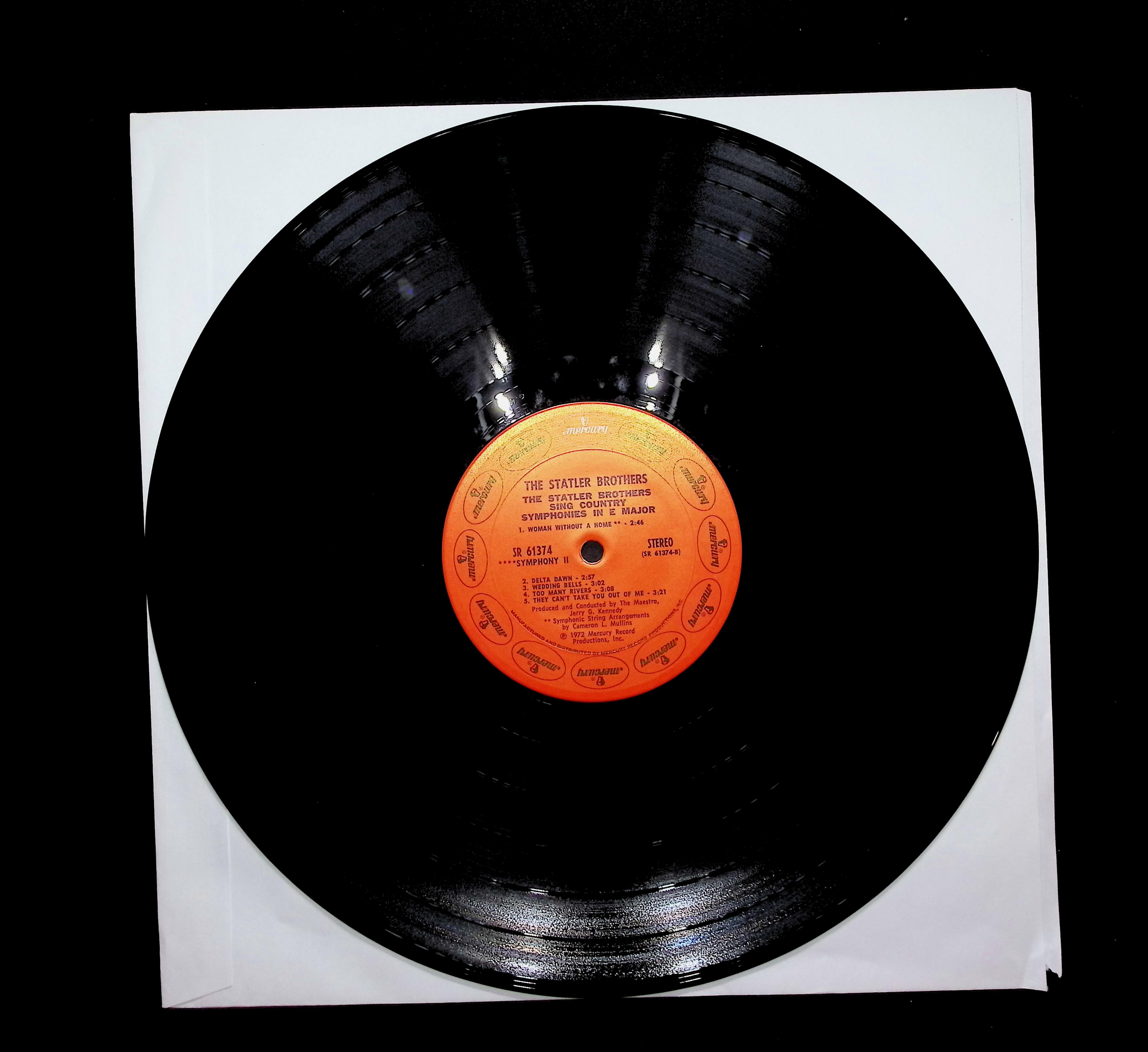 The Statler Brothers Sing Country Symphonies In E Major 12" LP 1972 SR-61374 Folk, World, & Country — image 5