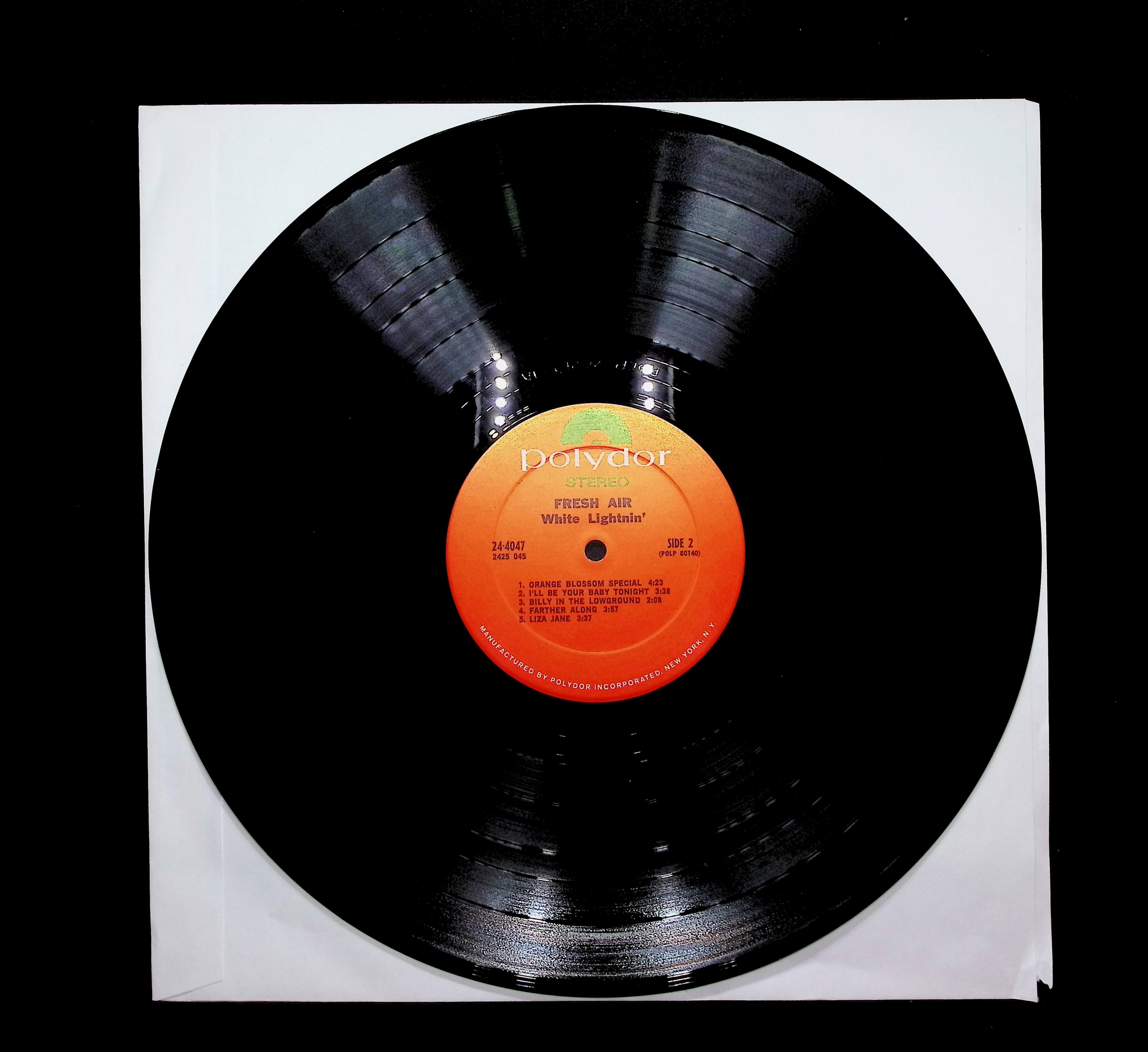 White Lightnin' Fresh Air 12" LP 1970 Polydor Rock — image 5